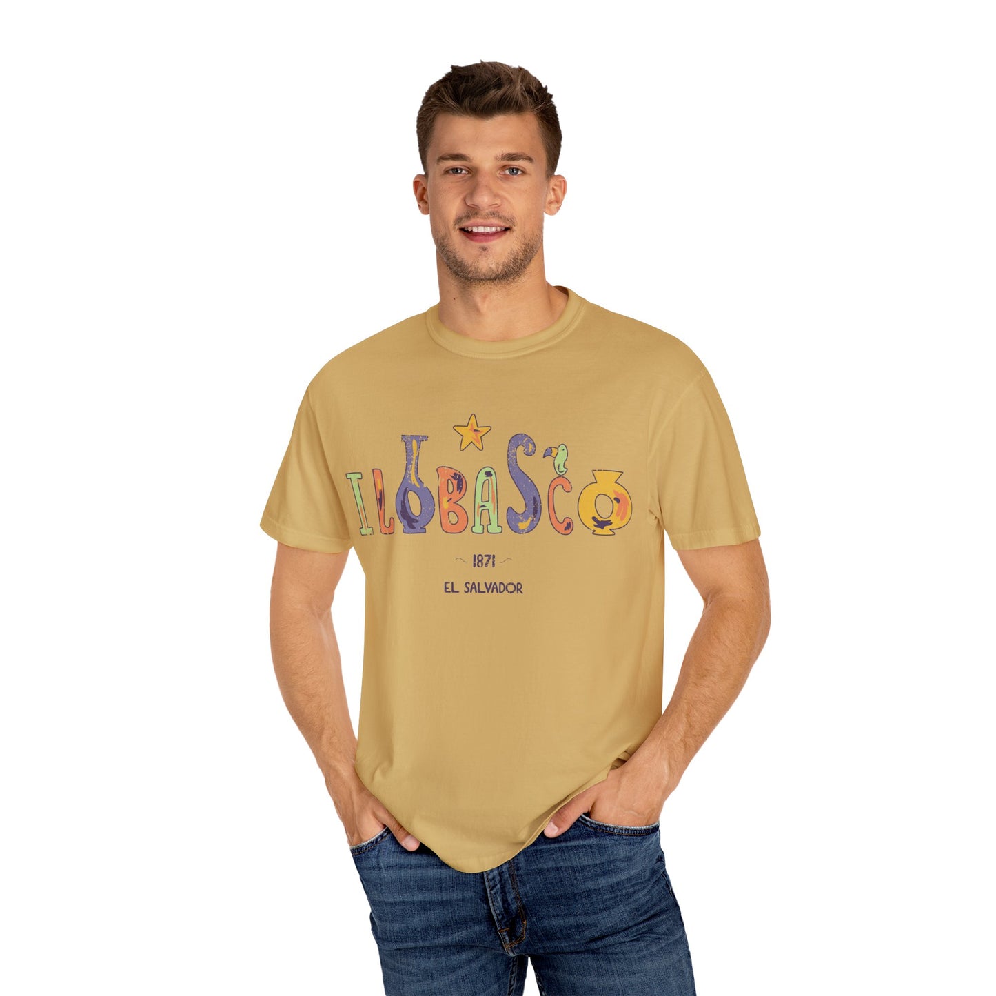 Ilobasco - El Salvador Unisex Garment-Dyed T-shirt