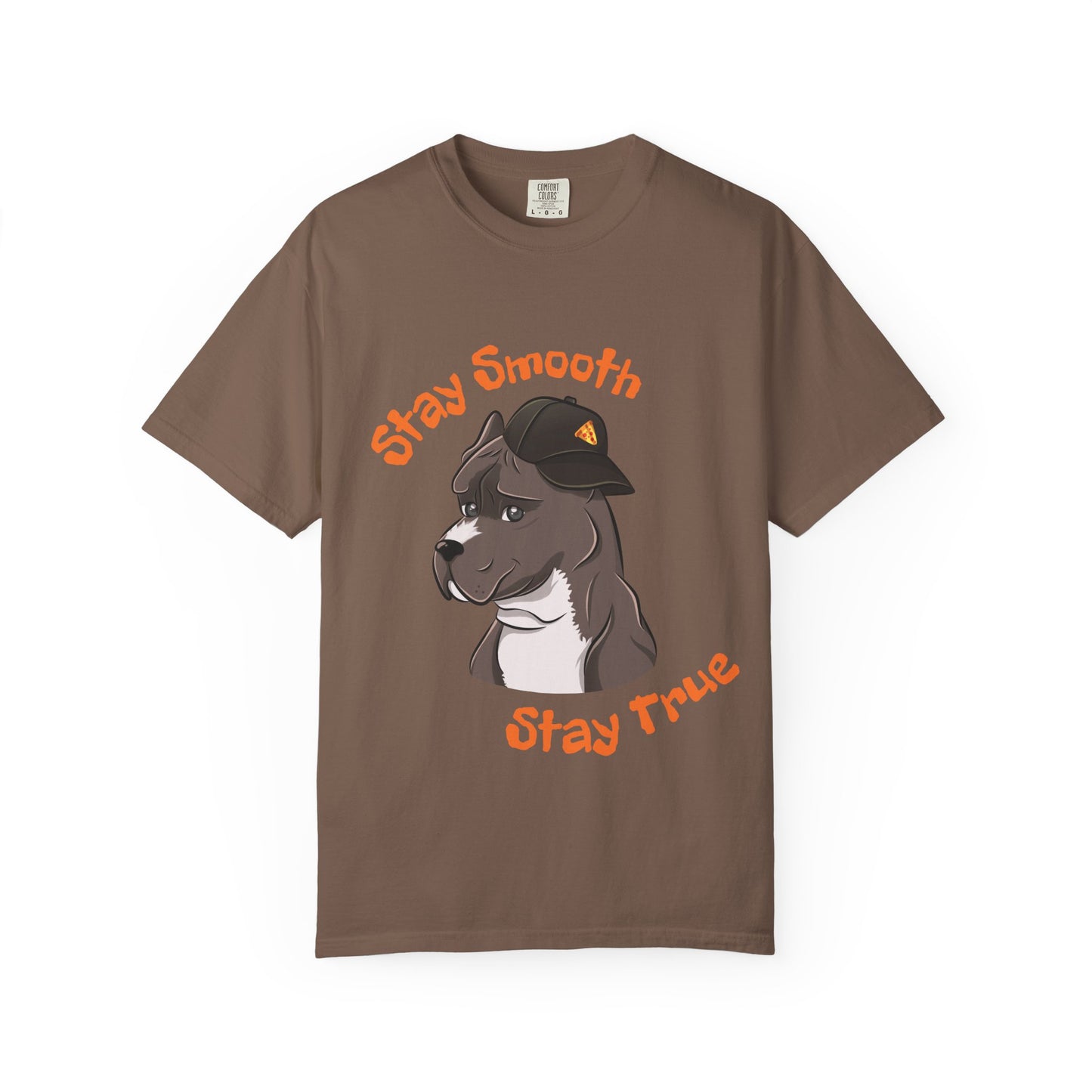 “Stay Smooth, Stay True” Pitbull - Unisex Garment-Dyed T-shirt