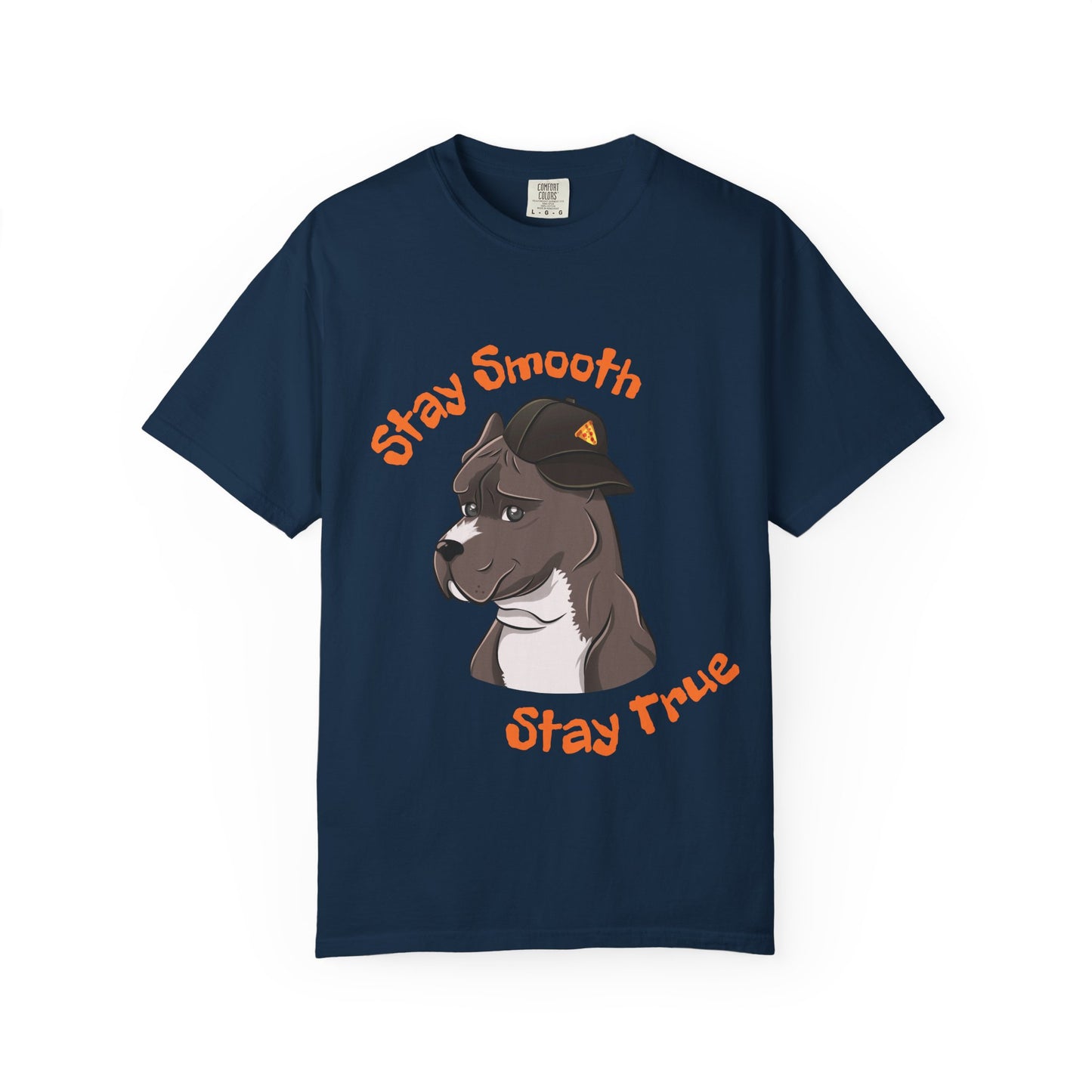 “Stay Smooth, Stay True” Pitbull - Unisex Garment-Dyed T-shirt