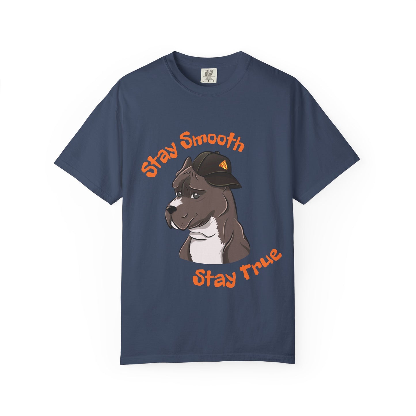 “Stay Smooth, Stay True” Pitbull - Unisex Garment-Dyed T-shirt