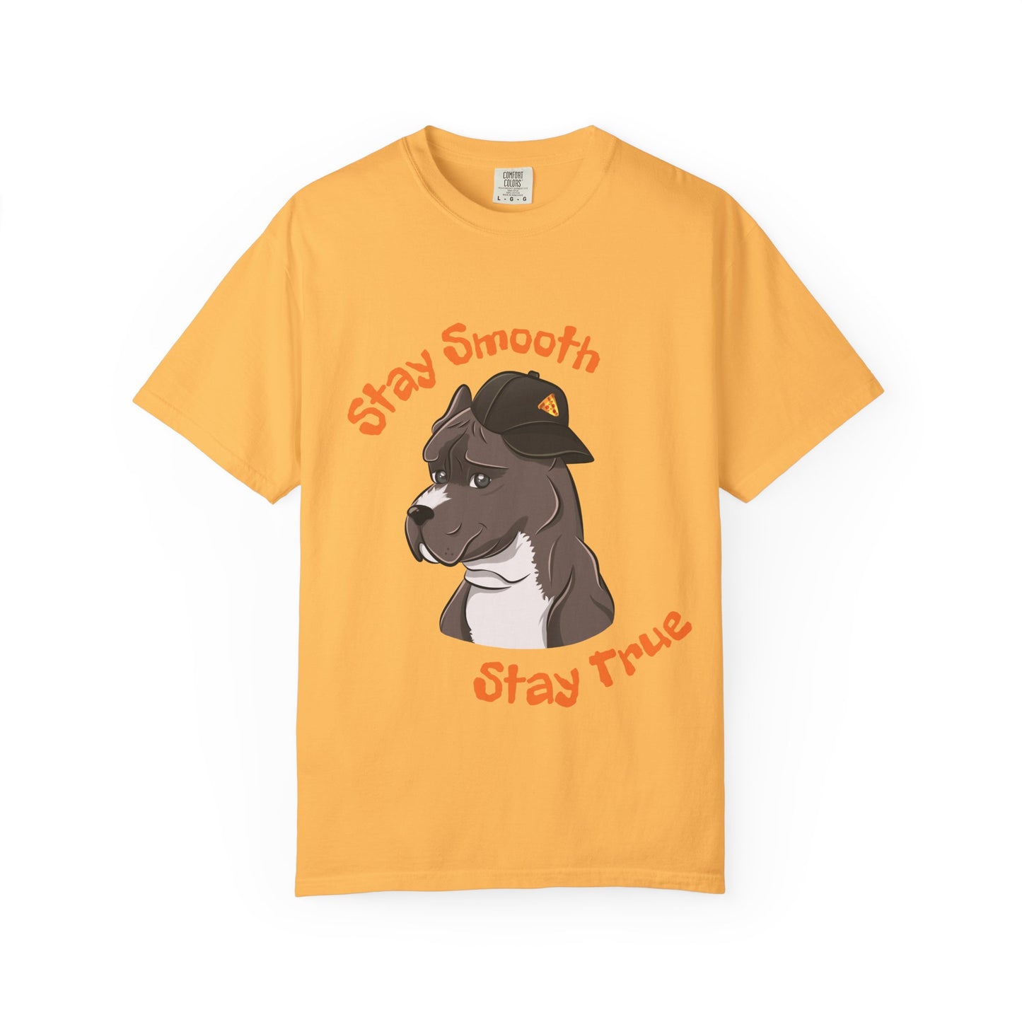 “Stay Smooth, Stay True” Pitbull - Unisex Garment-Dyed T-shirt