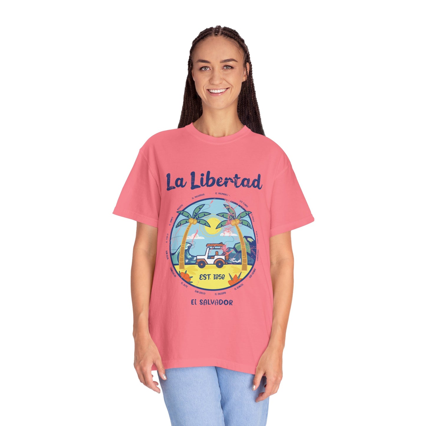 La Libertad - El Salvador Unisex Garment-Dyed T-shirt