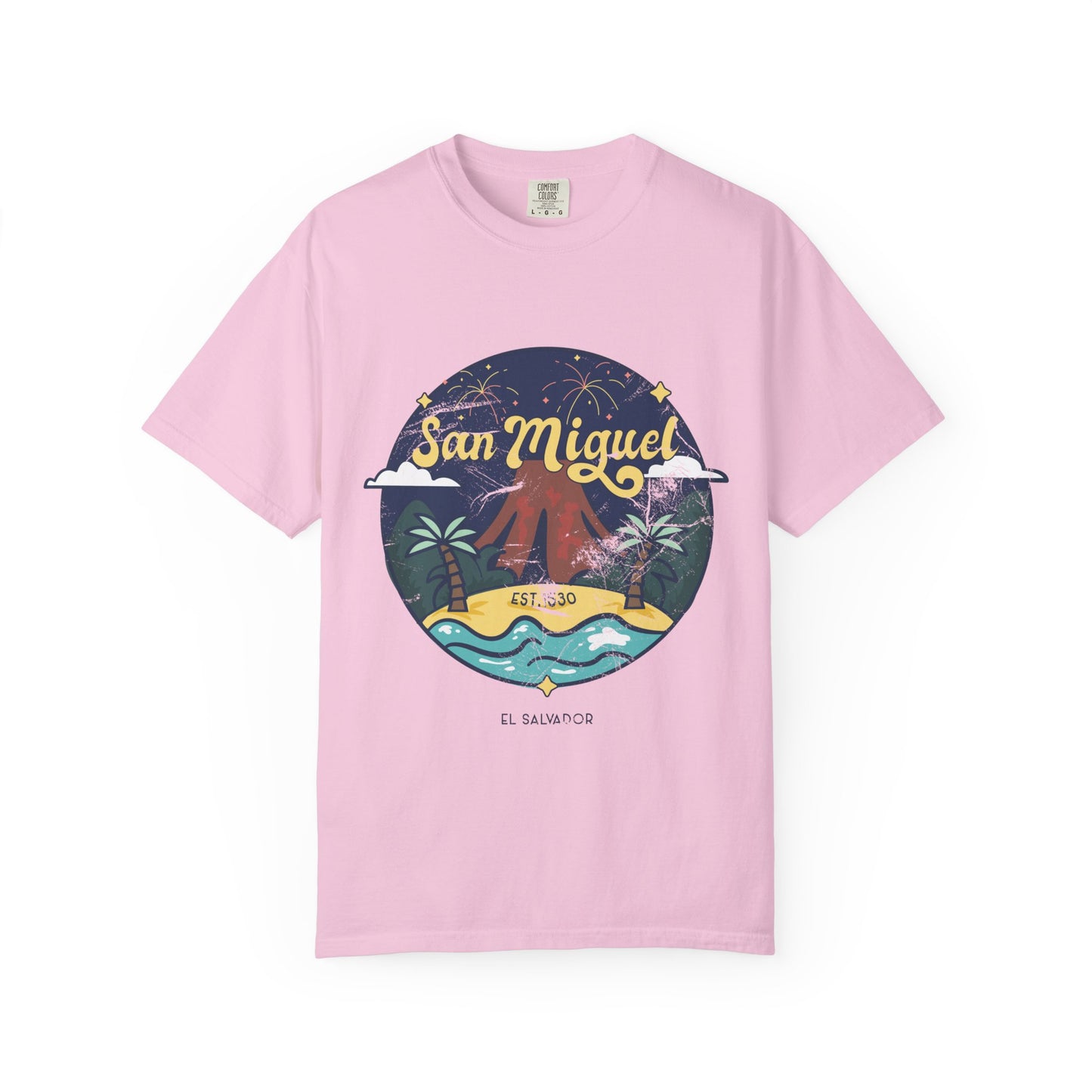 San Miguel - El Salvador Unisex Garment-Dyed T-shirt