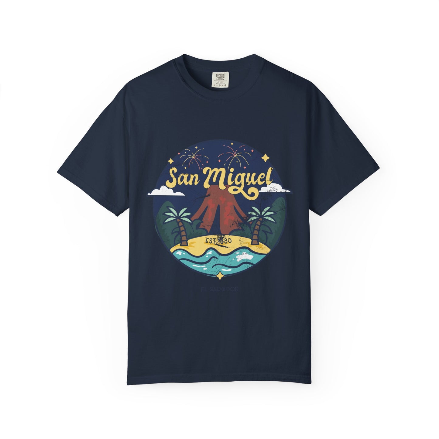 San Miguel - El Salvador Unisex Garment-Dyed T-shirt