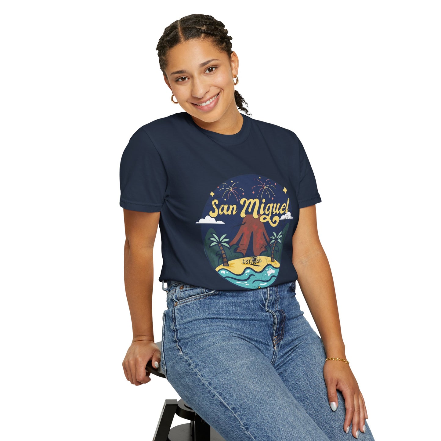 San Miguel - El Salvador Unisex Garment-Dyed T-shirt