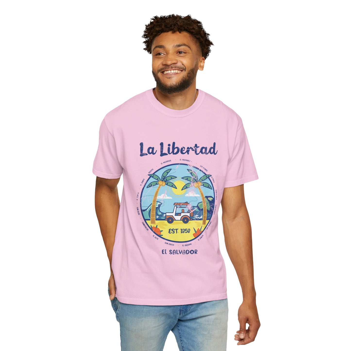 La Libertad - El Salvador Unisex Garment-Dyed T-shirt