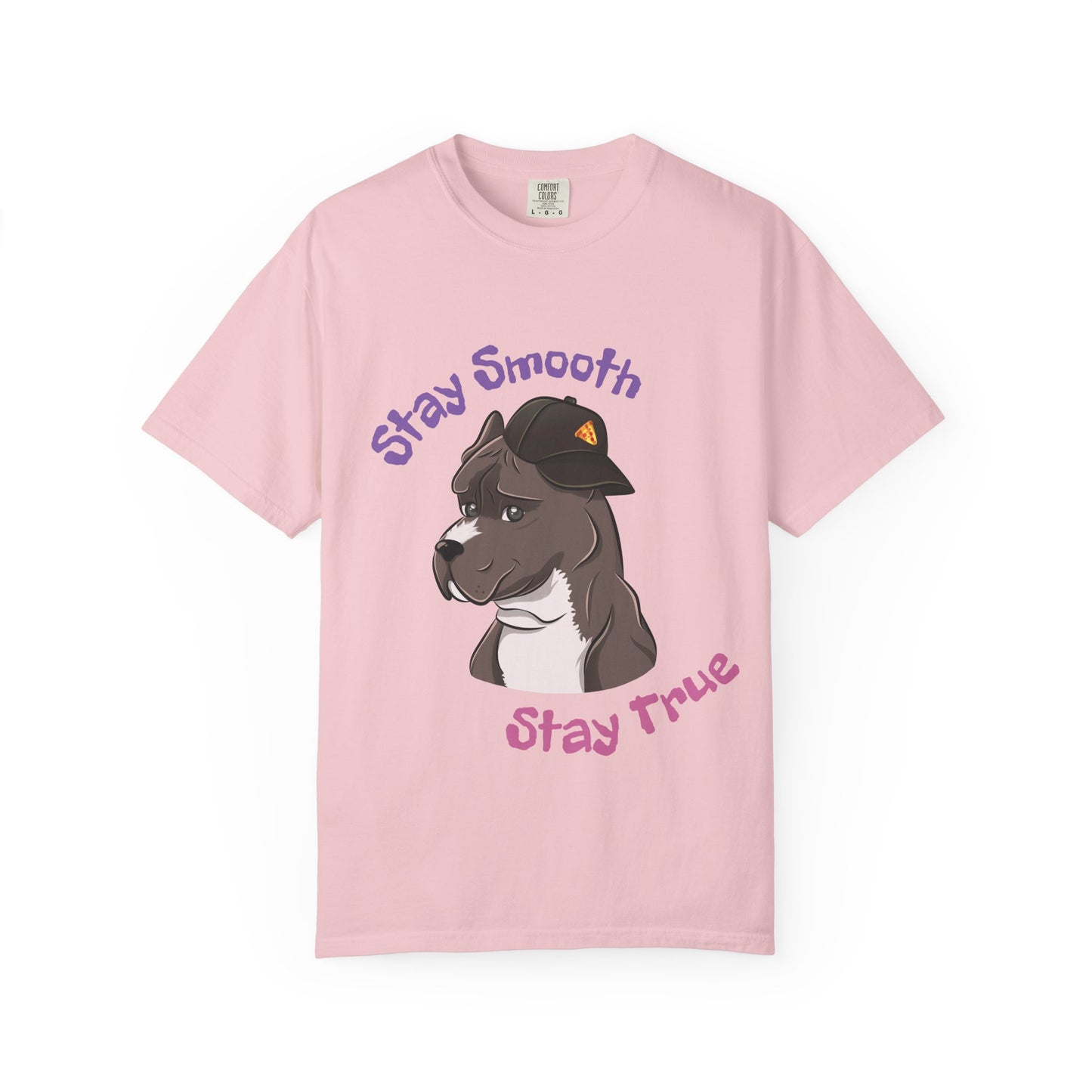 “Stay Smooth, Stay True” Pitbull - Unisex Garment-Dyed T-shirt