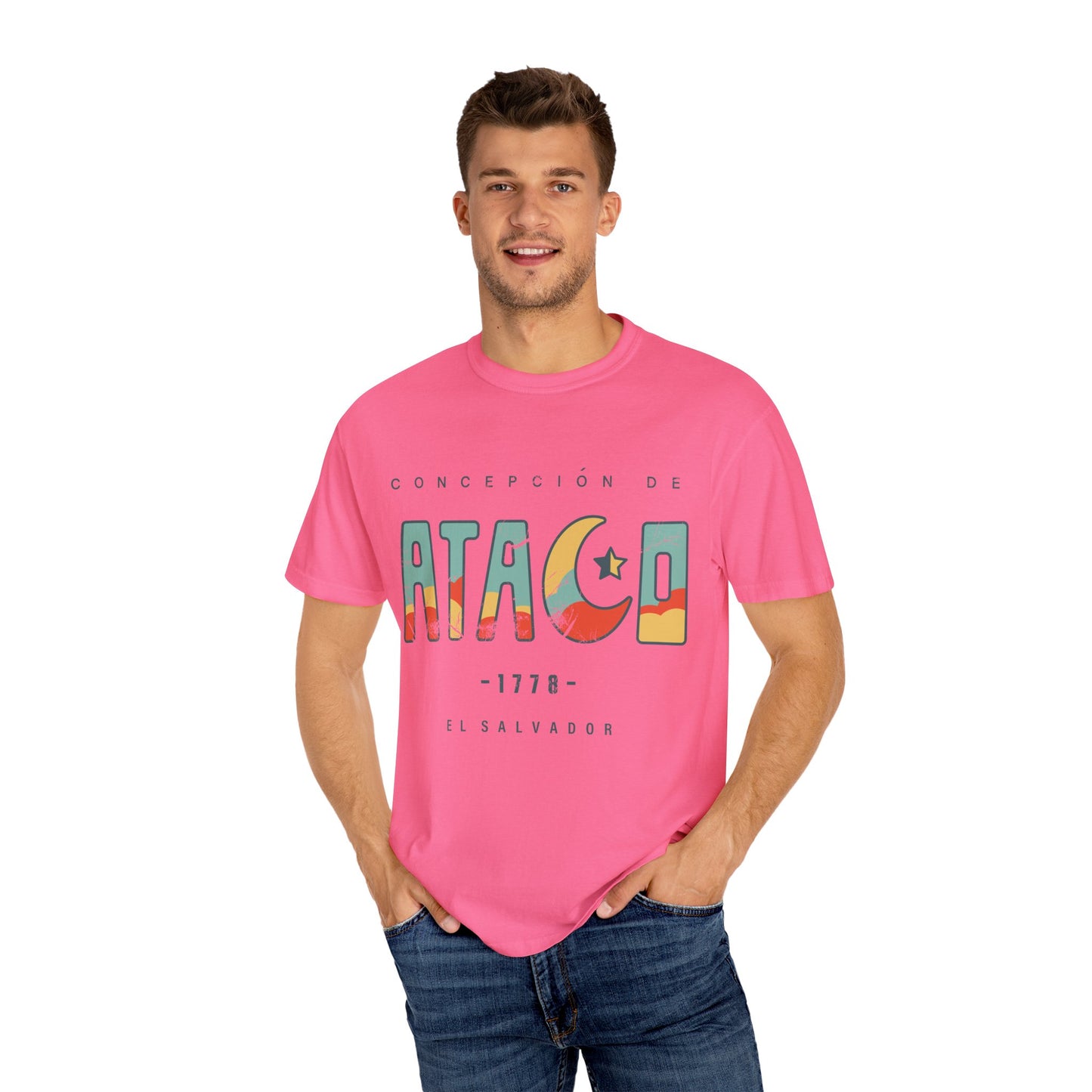 Ataco - El Salvador Unisex Garment-Dyed T-shirt