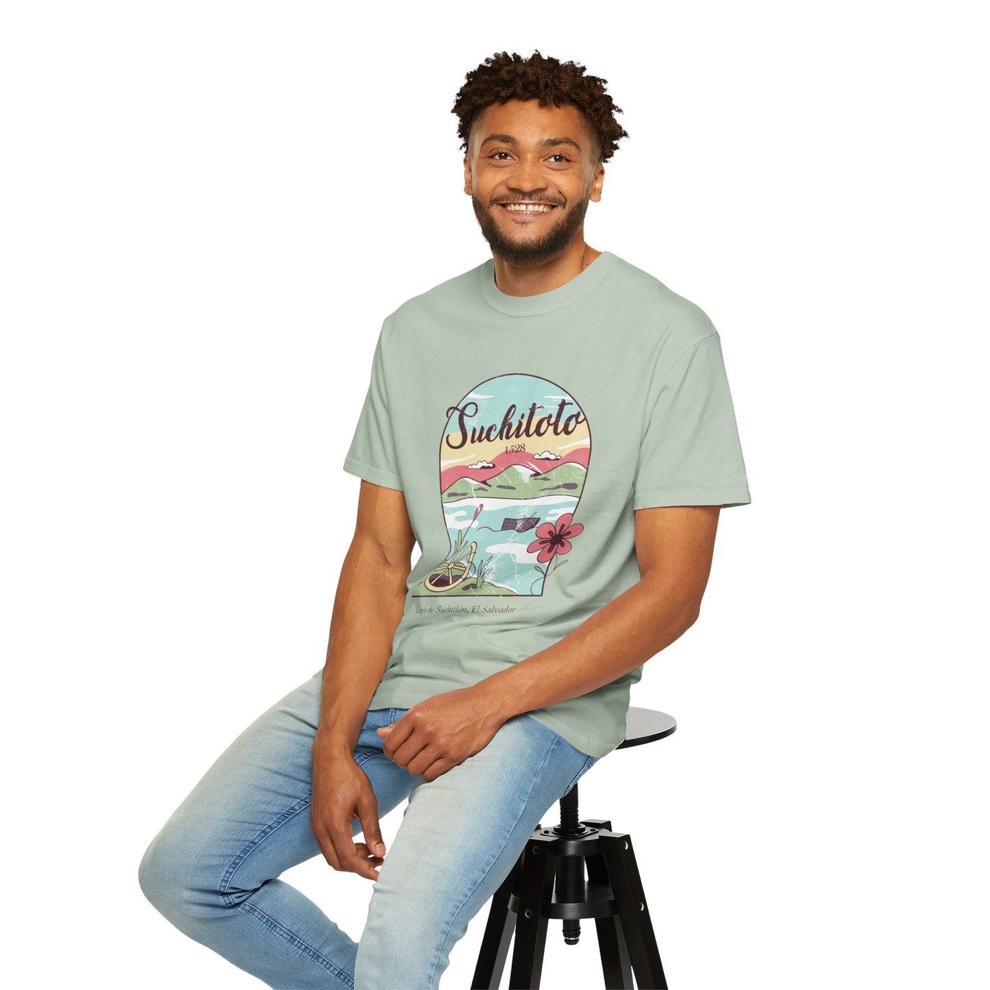 Suchitoto - El Salvador Unisex Garment-Dyed T-shirt