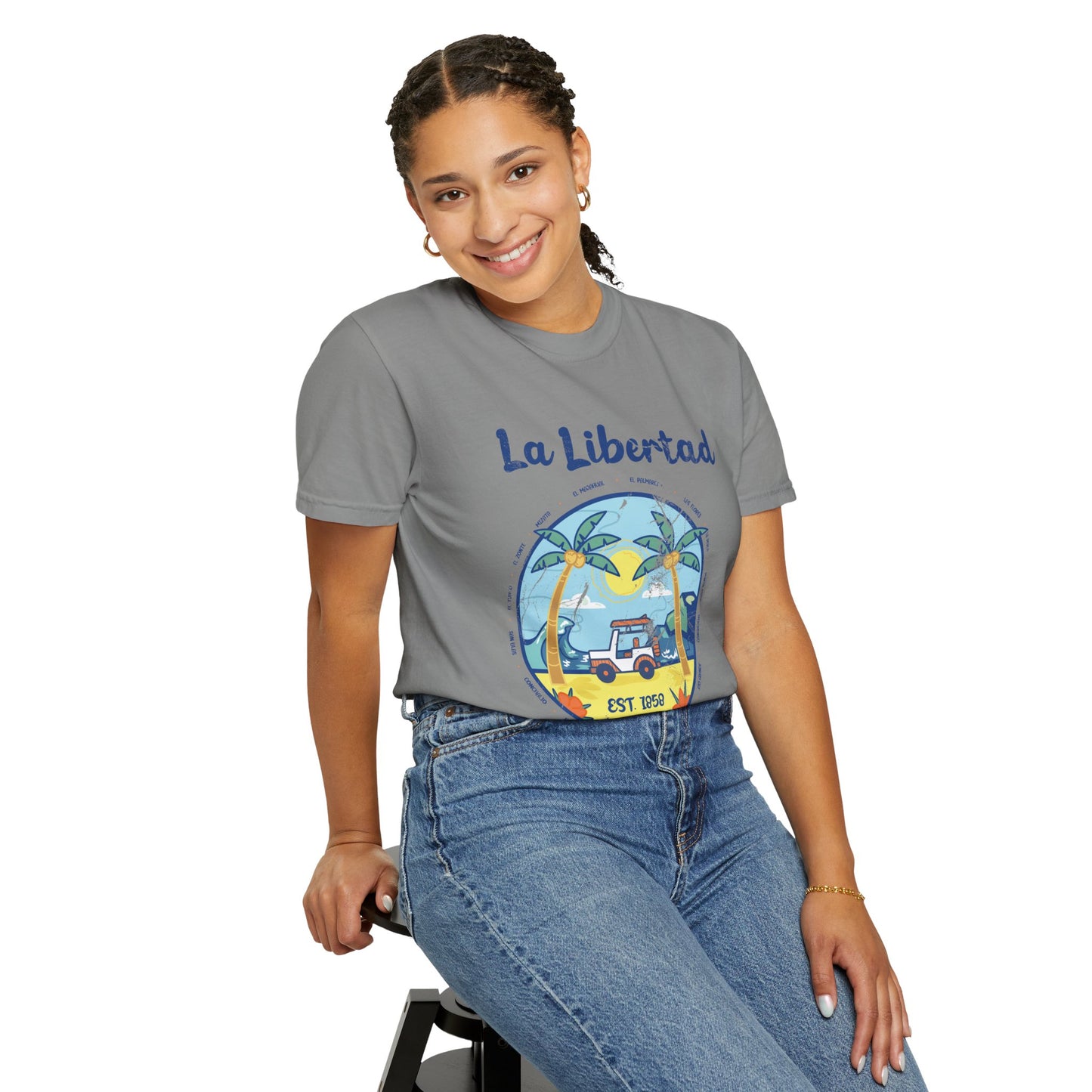 La Libertad - El Salvador Unisex Garment-Dyed T-shirt