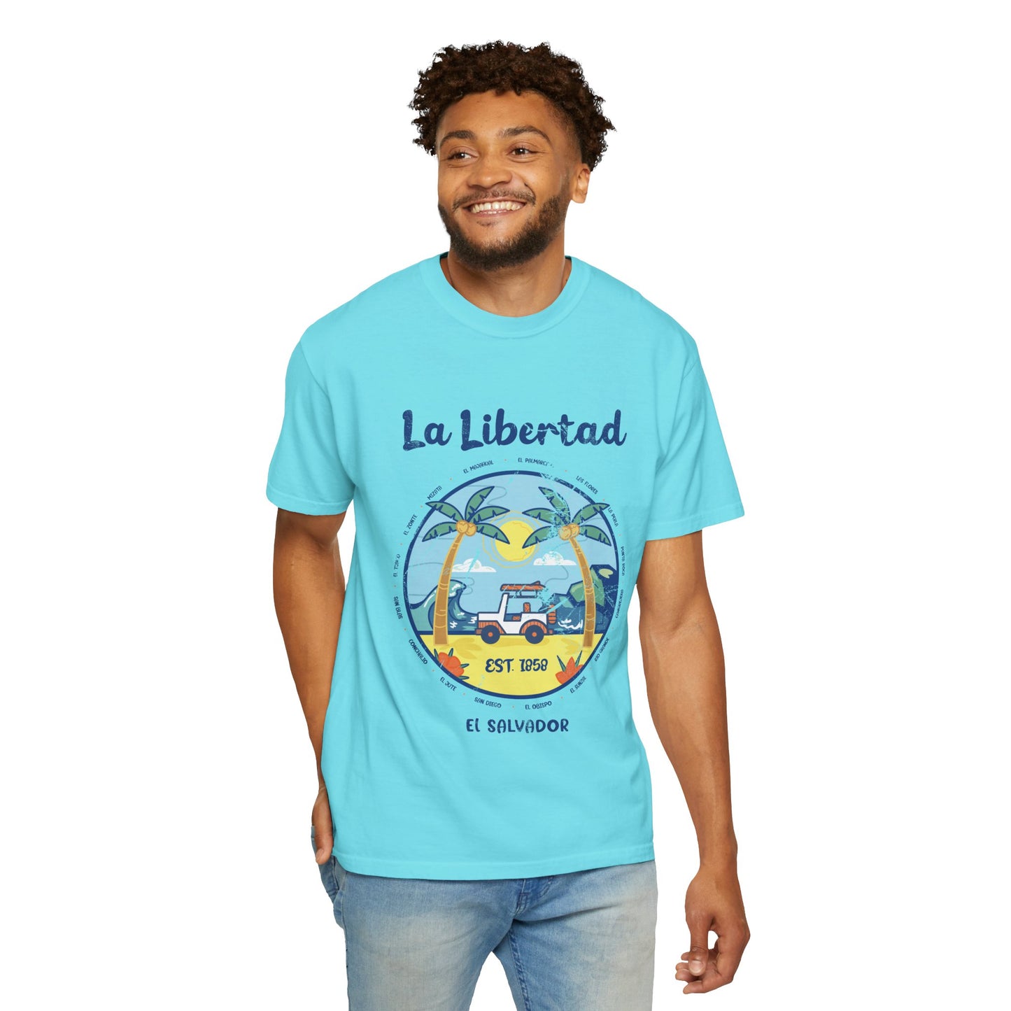 La Libertad - El Salvador Unisex Garment-Dyed T-shirt