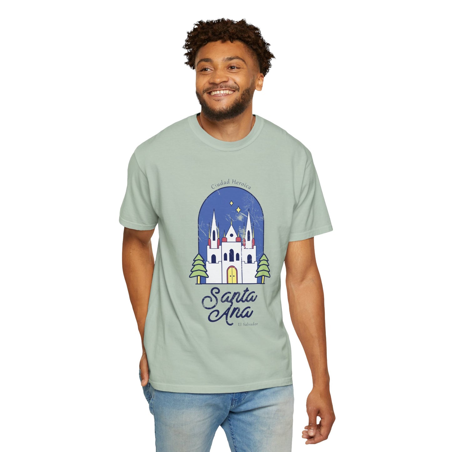 Santa Ana - El Salvador Unisex Garment-Dyed T-shirt