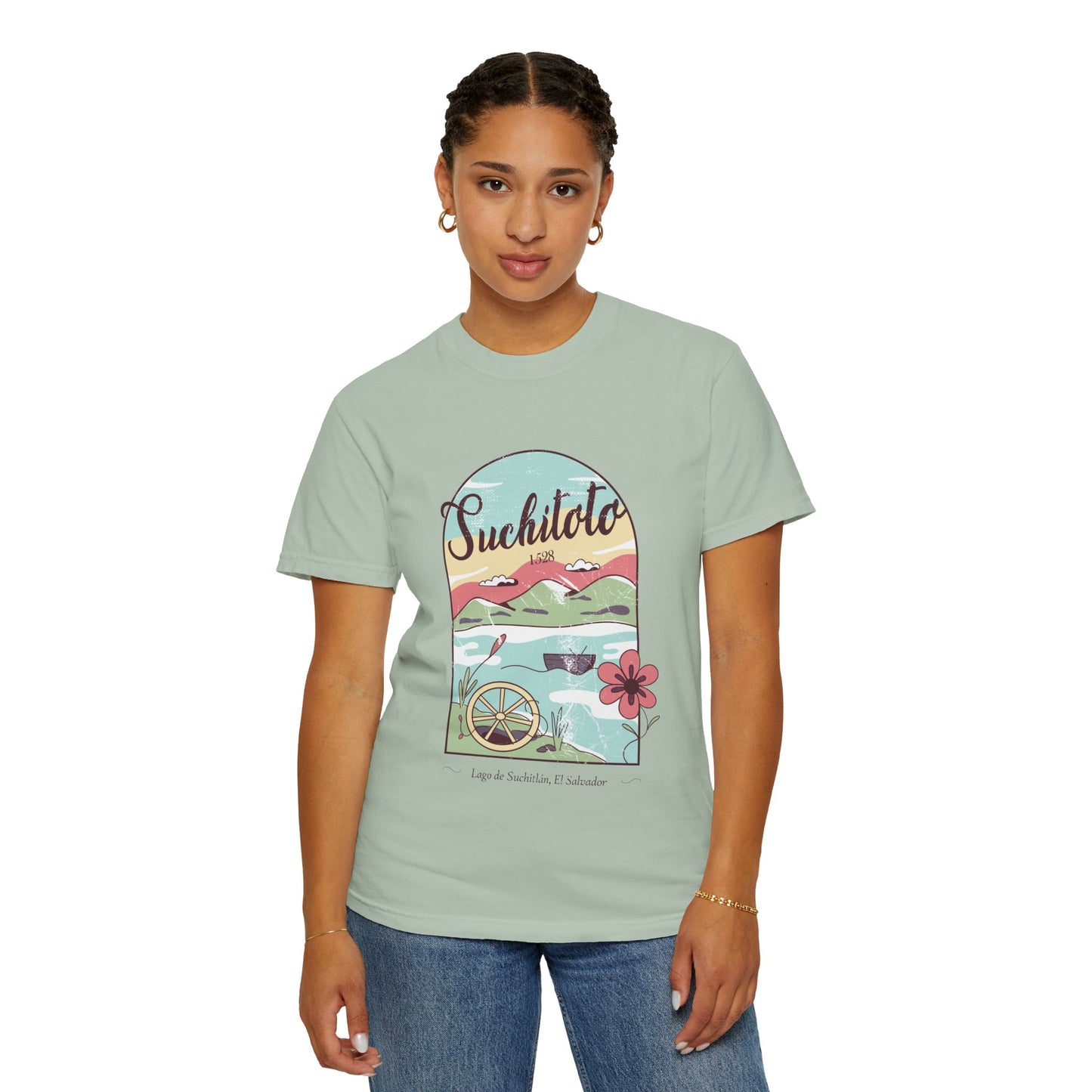 Suchitoto - El Salvador Unisex Garment-Dyed T-shirt