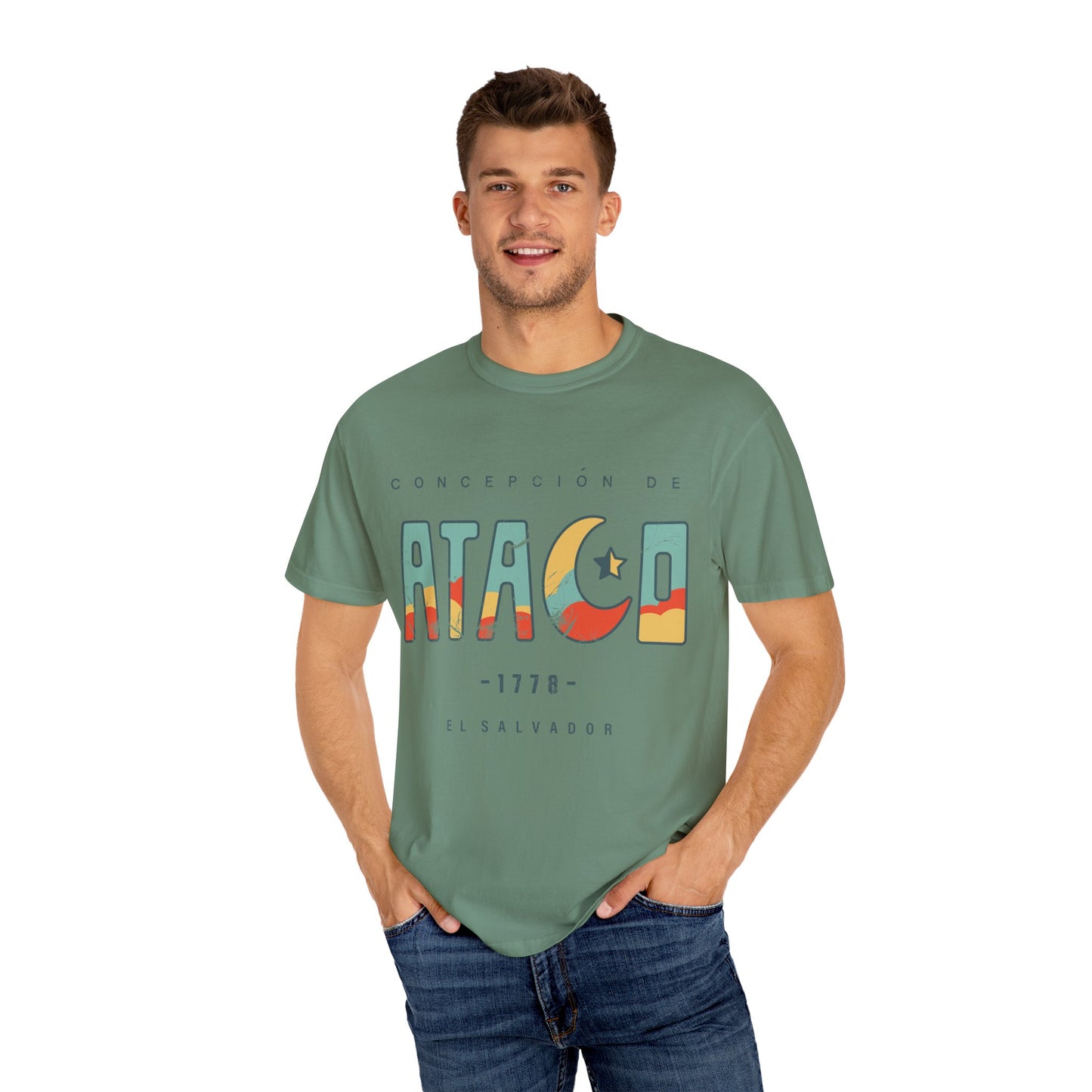Ataco - El Salvador Unisex Garment-Dyed T-shirt