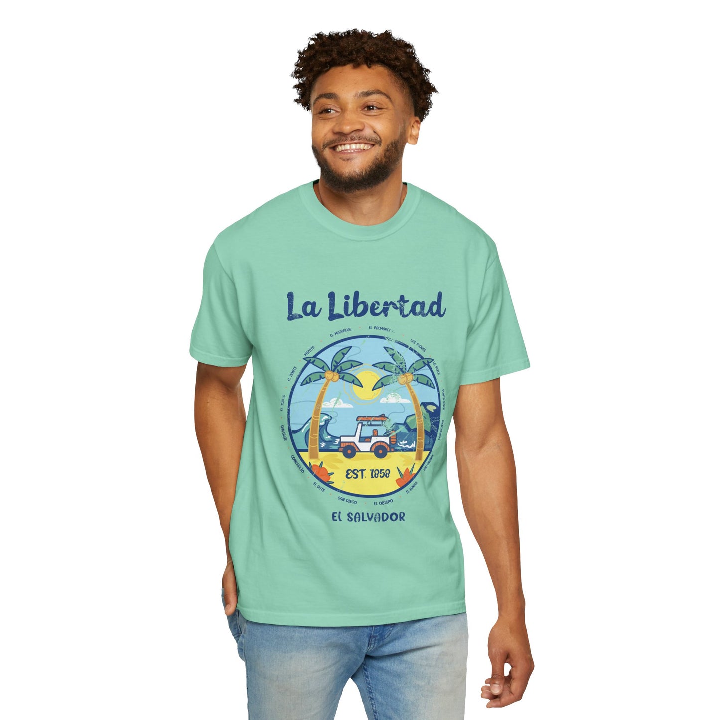 La Libertad - El Salvador Unisex Garment-Dyed T-shirt