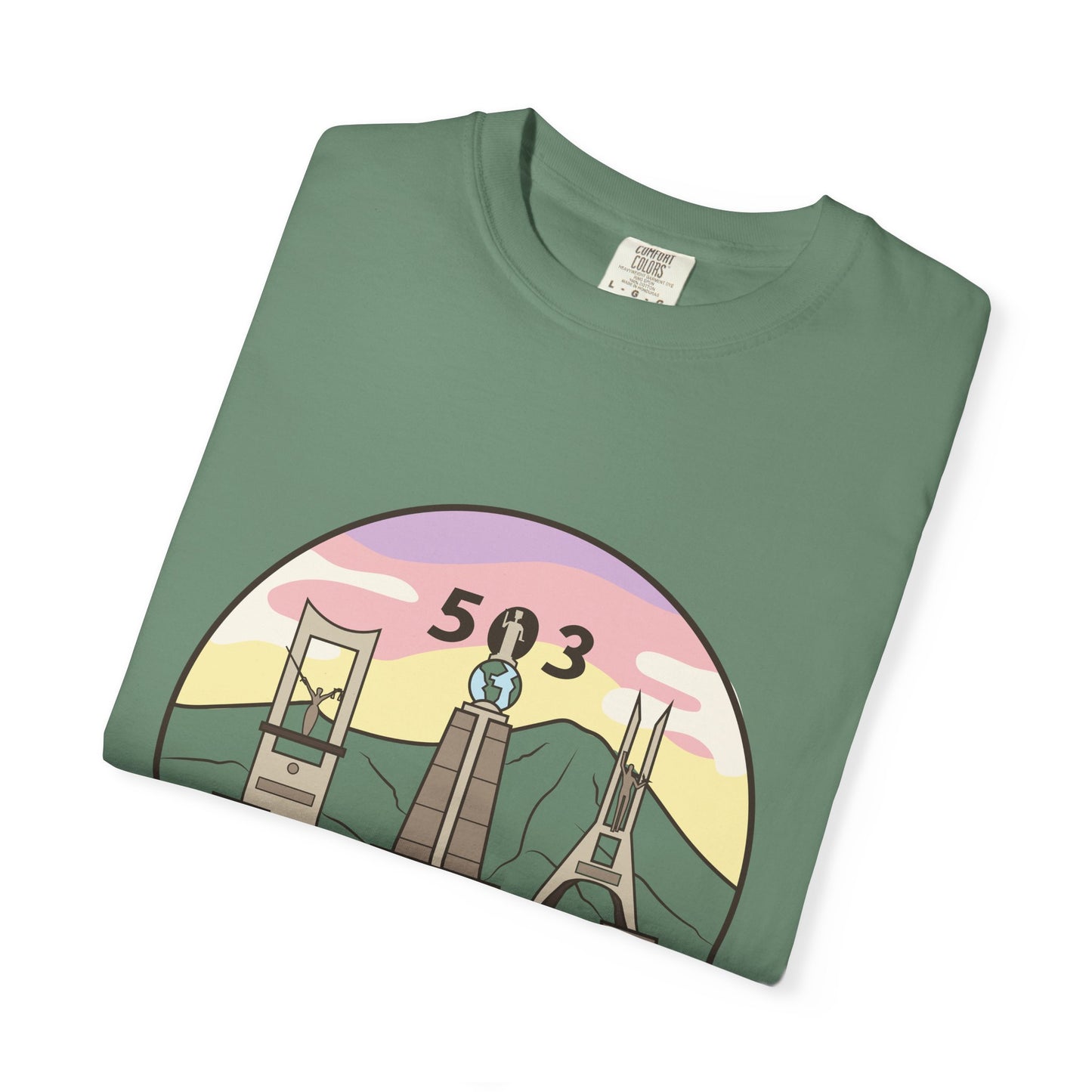 San Salvador 503 - El Salvador Unisex Garment-Dyed T-shirt