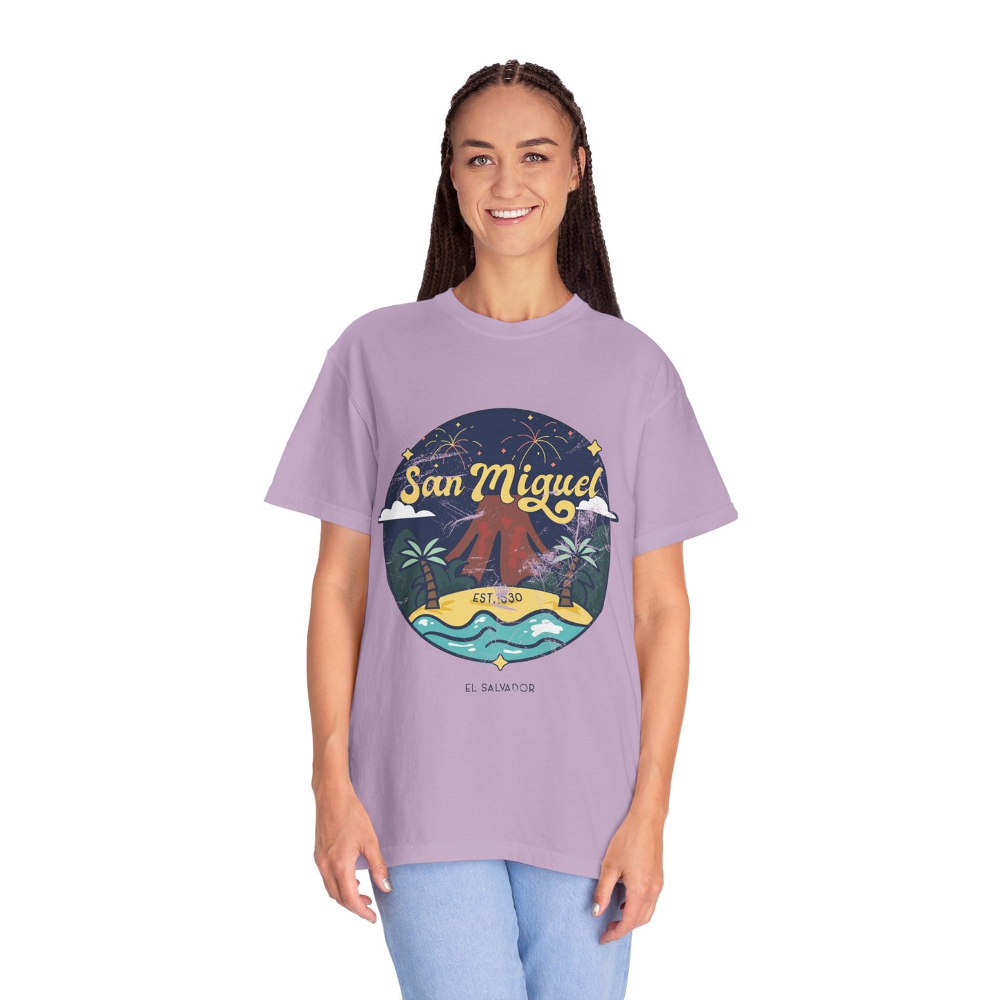 San Miguel - El Salvador Unisex Garment-Dyed T-shirt
