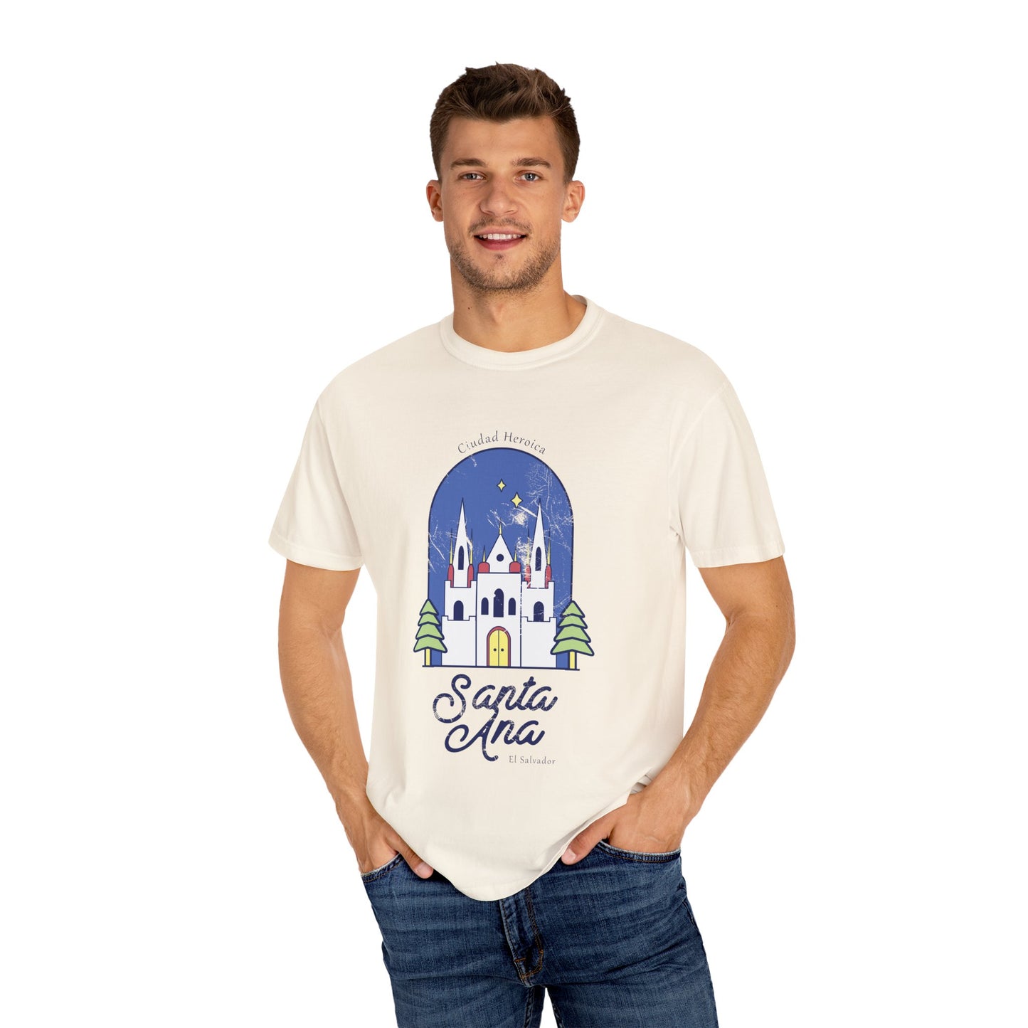Santa Ana - El Salvador Unisex Garment-Dyed T-shirt
