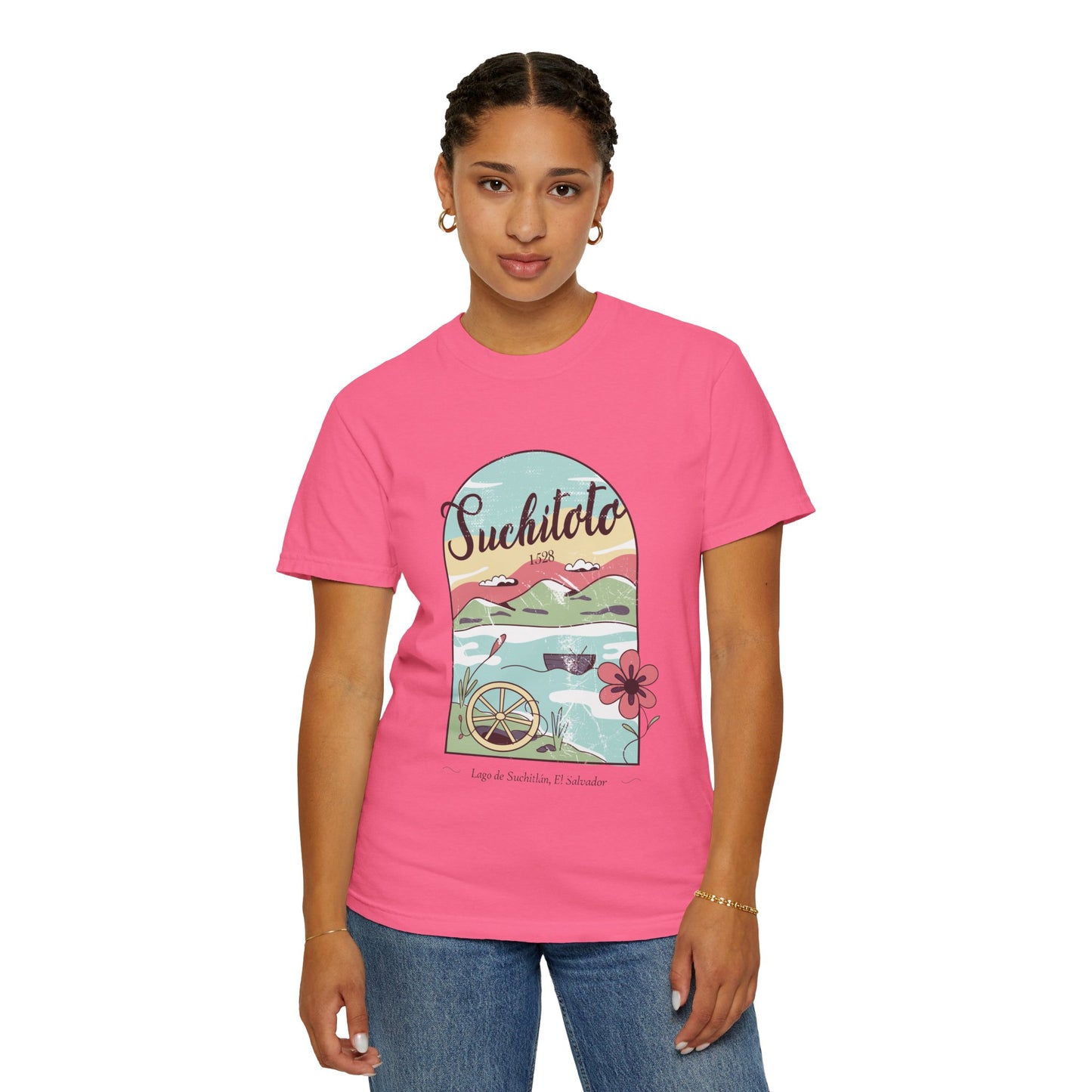 Suchitoto - El Salvador Unisex Garment-Dyed T-shirt
