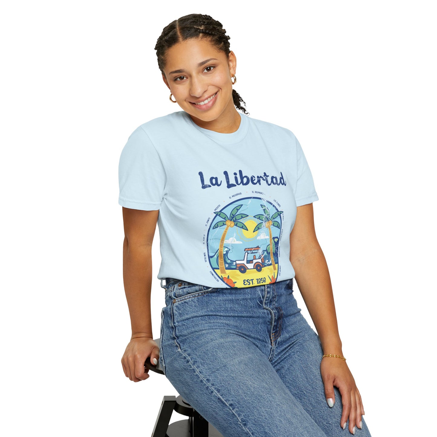 La Libertad - El Salvador Unisex Garment-Dyed T-shirt