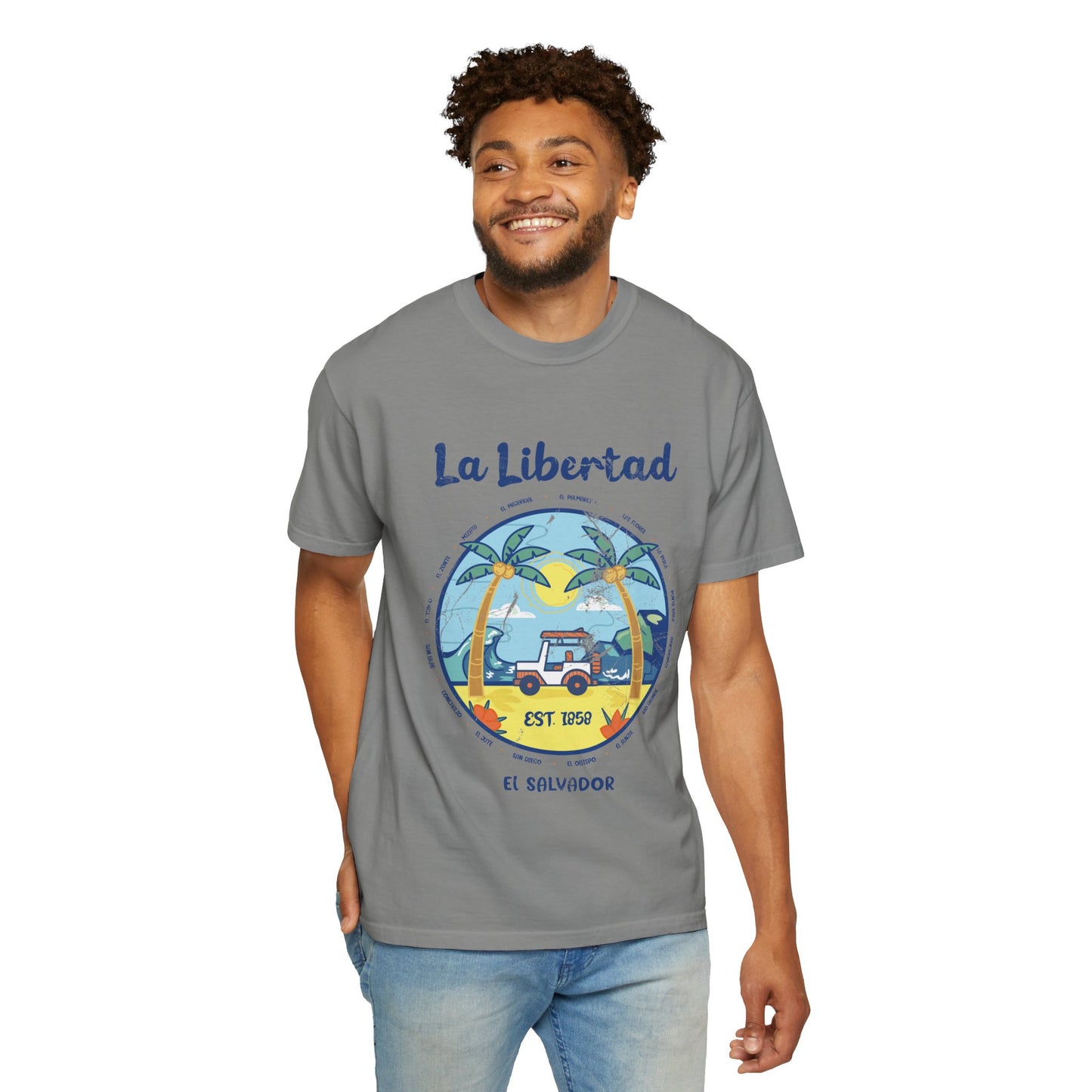 La Libertad - El Salvador Unisex Garment-Dyed T-shirt