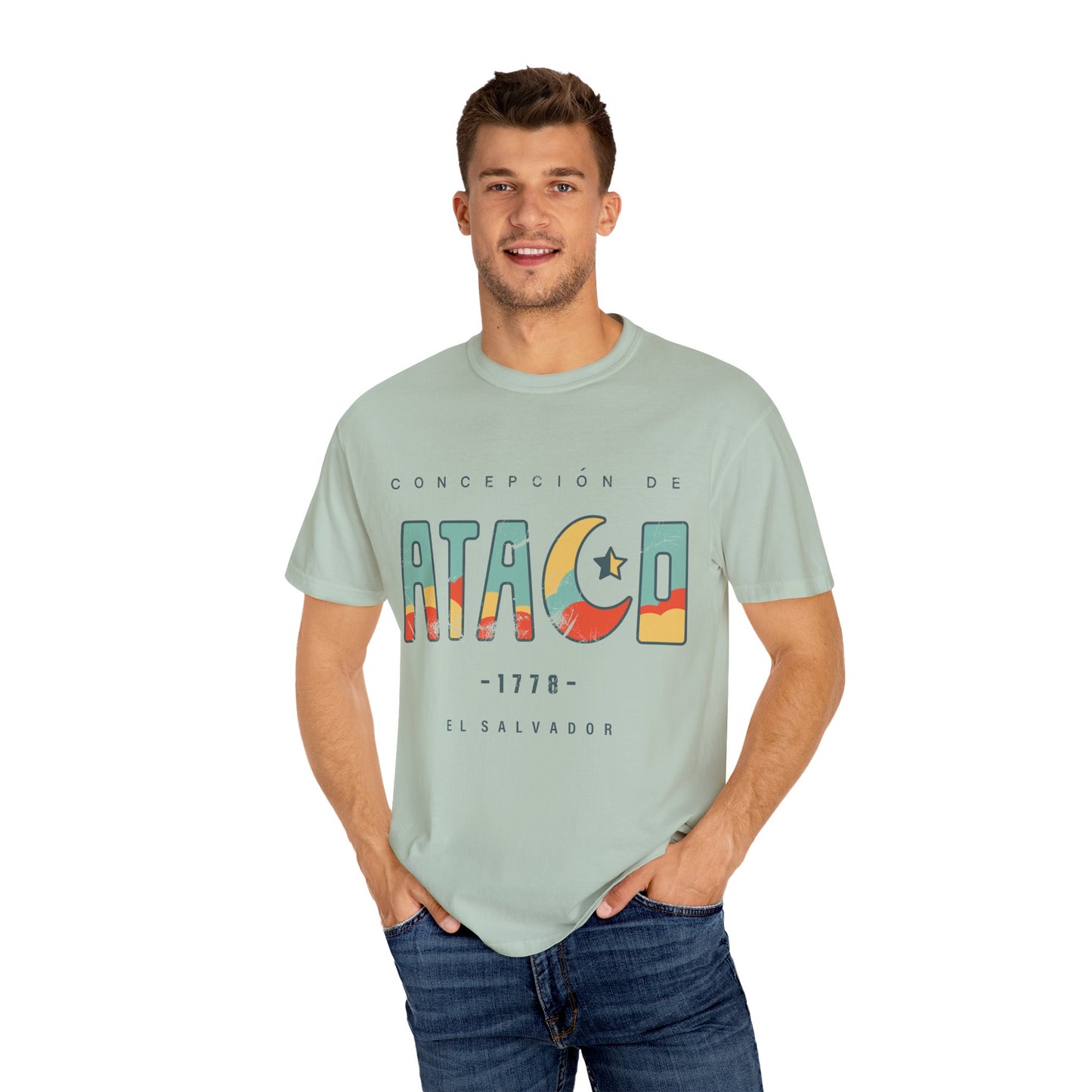 Ataco - El Salvador Unisex Garment-Dyed T-shirt