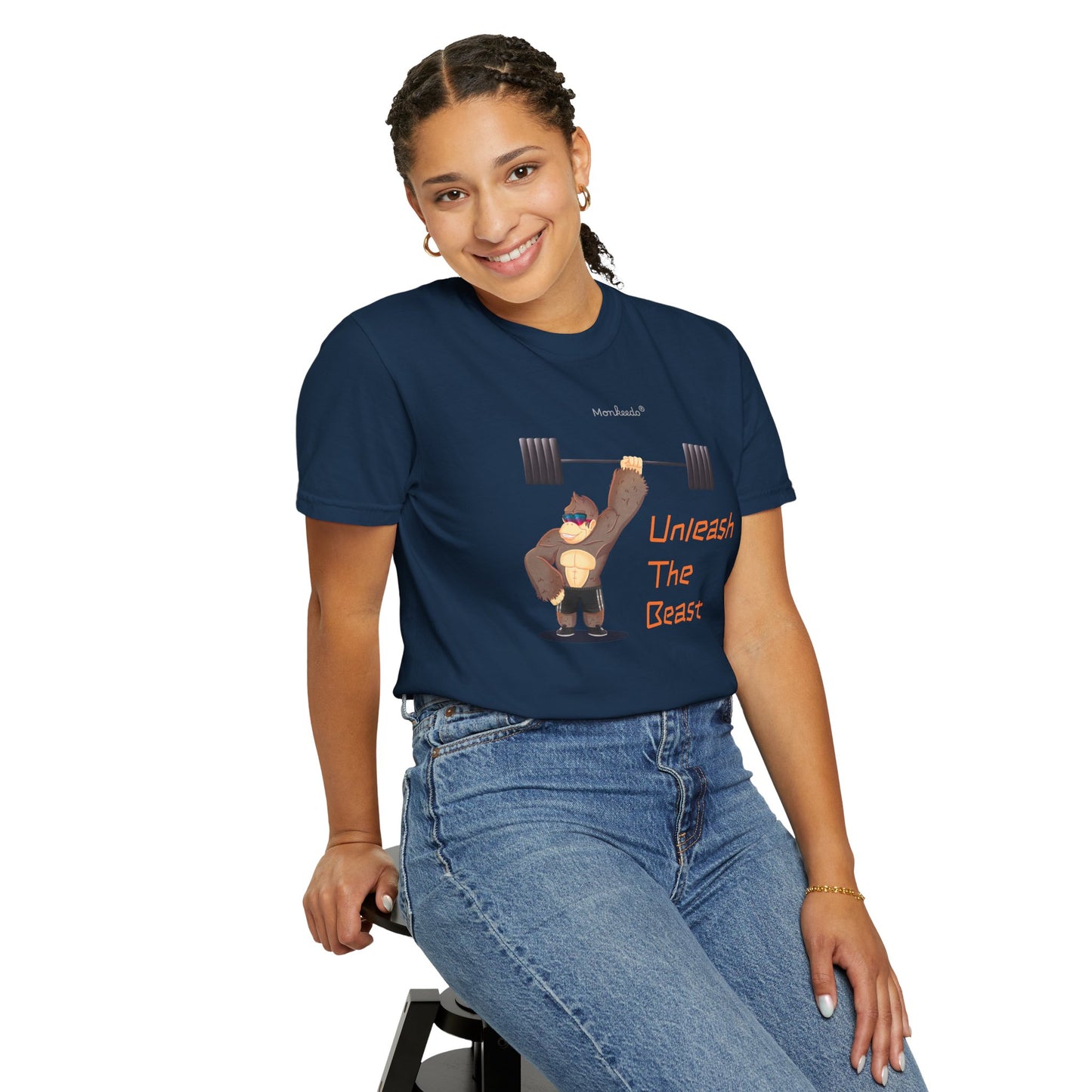“Unleash the Beast” Monkeedo® - Unisex Garment-Dyed T-shirt