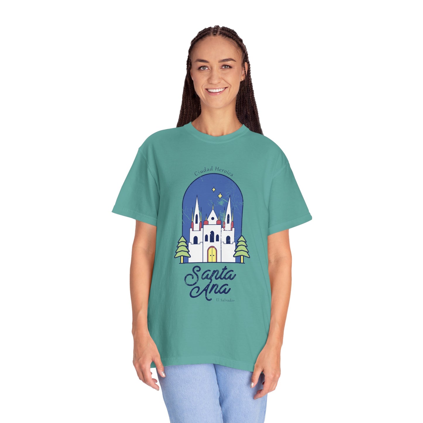Santa Ana - El Salvador Unisex Garment-Dyed T-shirt