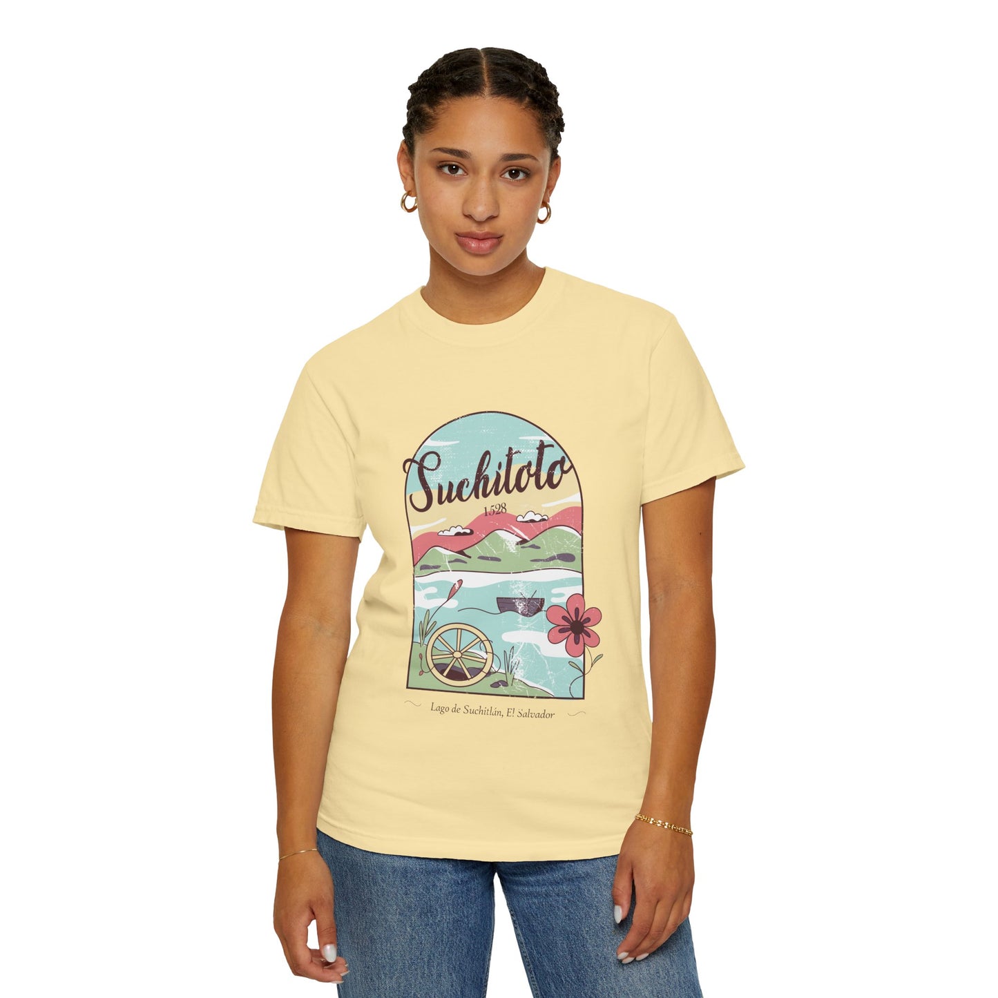Suchitoto - El Salvador Unisex Garment-Dyed T-shirt