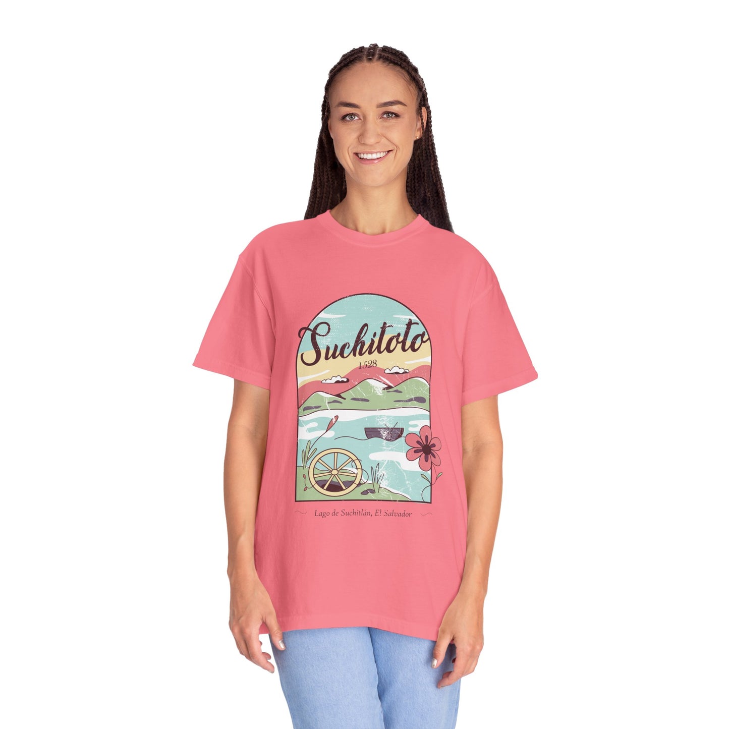 Suchitoto - El Salvador Unisex Garment-Dyed T-shirt