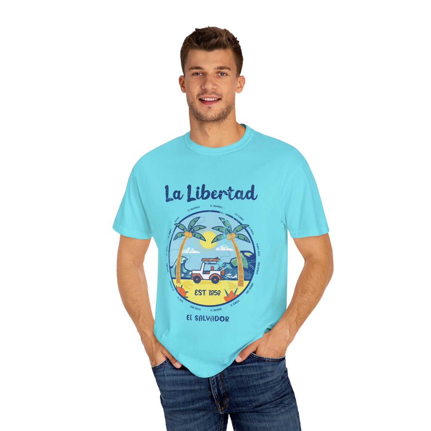 La Libertad - El Salvador Unisex Garment-Dyed T-shirt