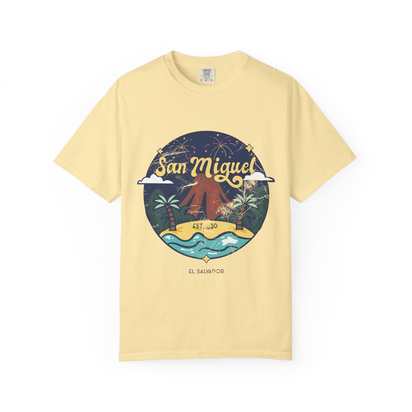 San Miguel - El Salvador Unisex Garment-Dyed T-shirt