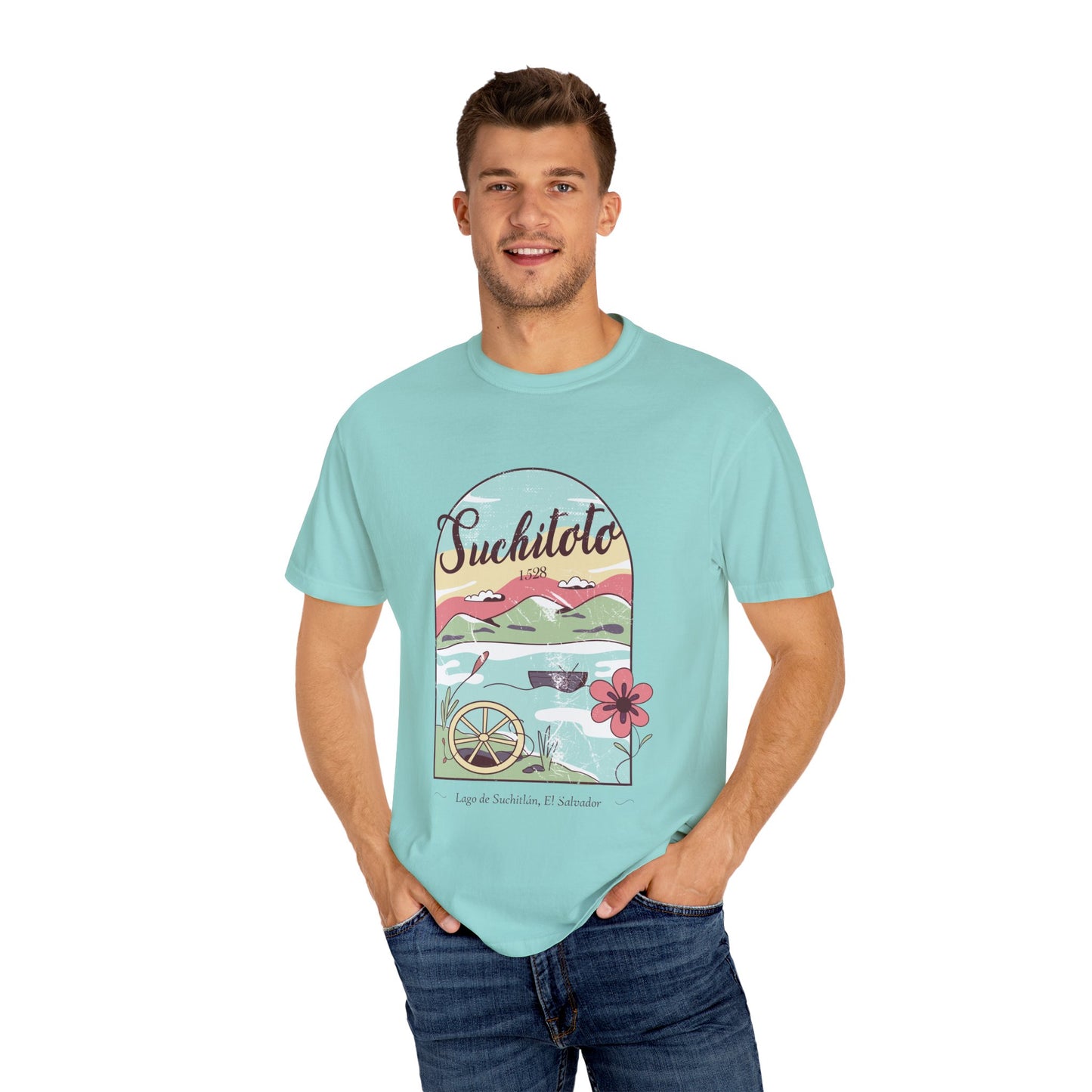 Suchitoto - El Salvador Unisex Garment-Dyed T-shirt