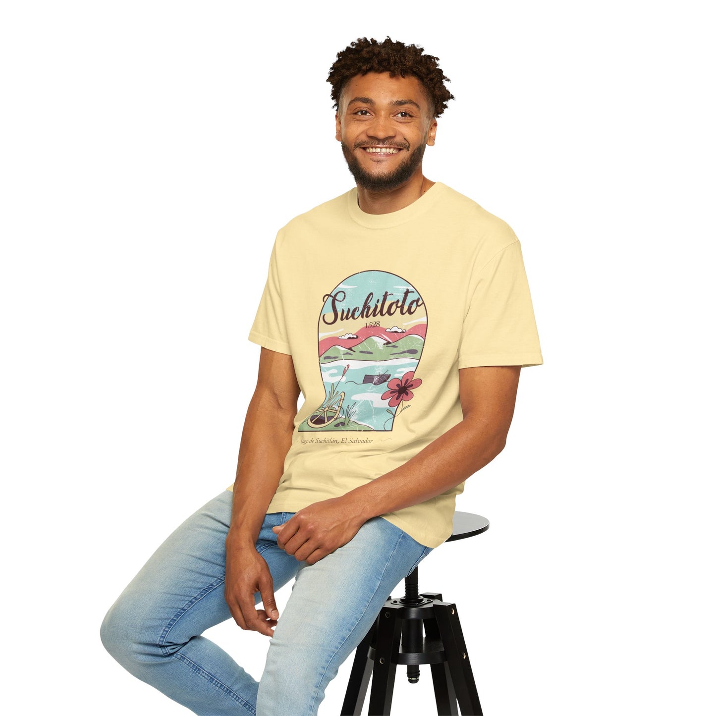 Suchitoto - El Salvador Unisex Garment-Dyed T-shirt