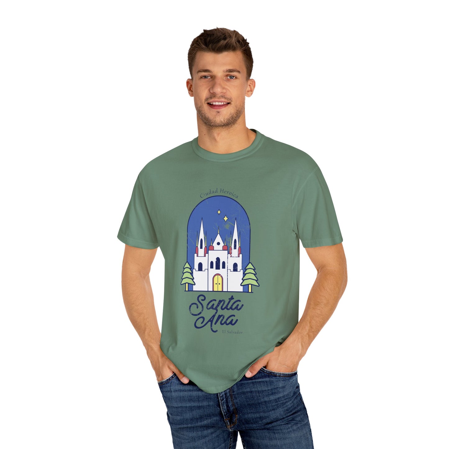 Santa Ana - El Salvador Unisex Garment-Dyed T-shirt
