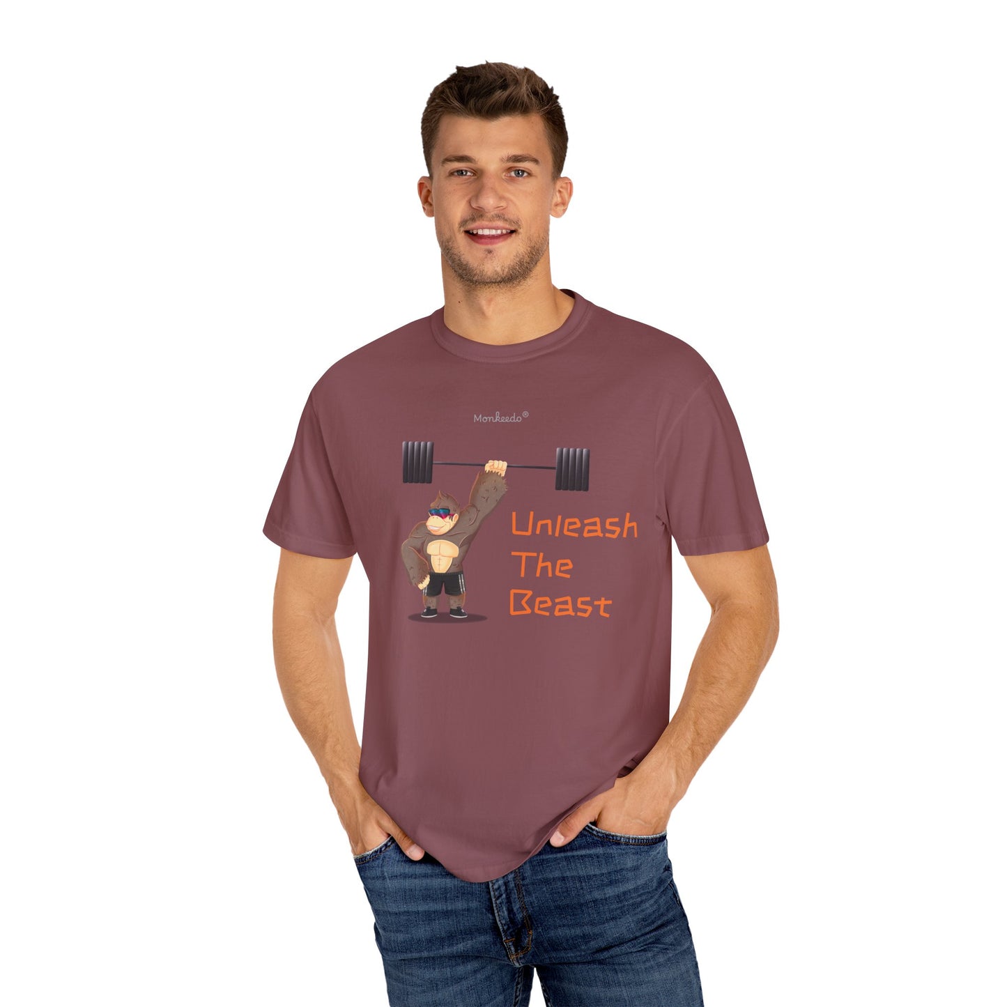 “Unleash the Beast” Monkeedo® - Unisex Garment-Dyed T-shirt