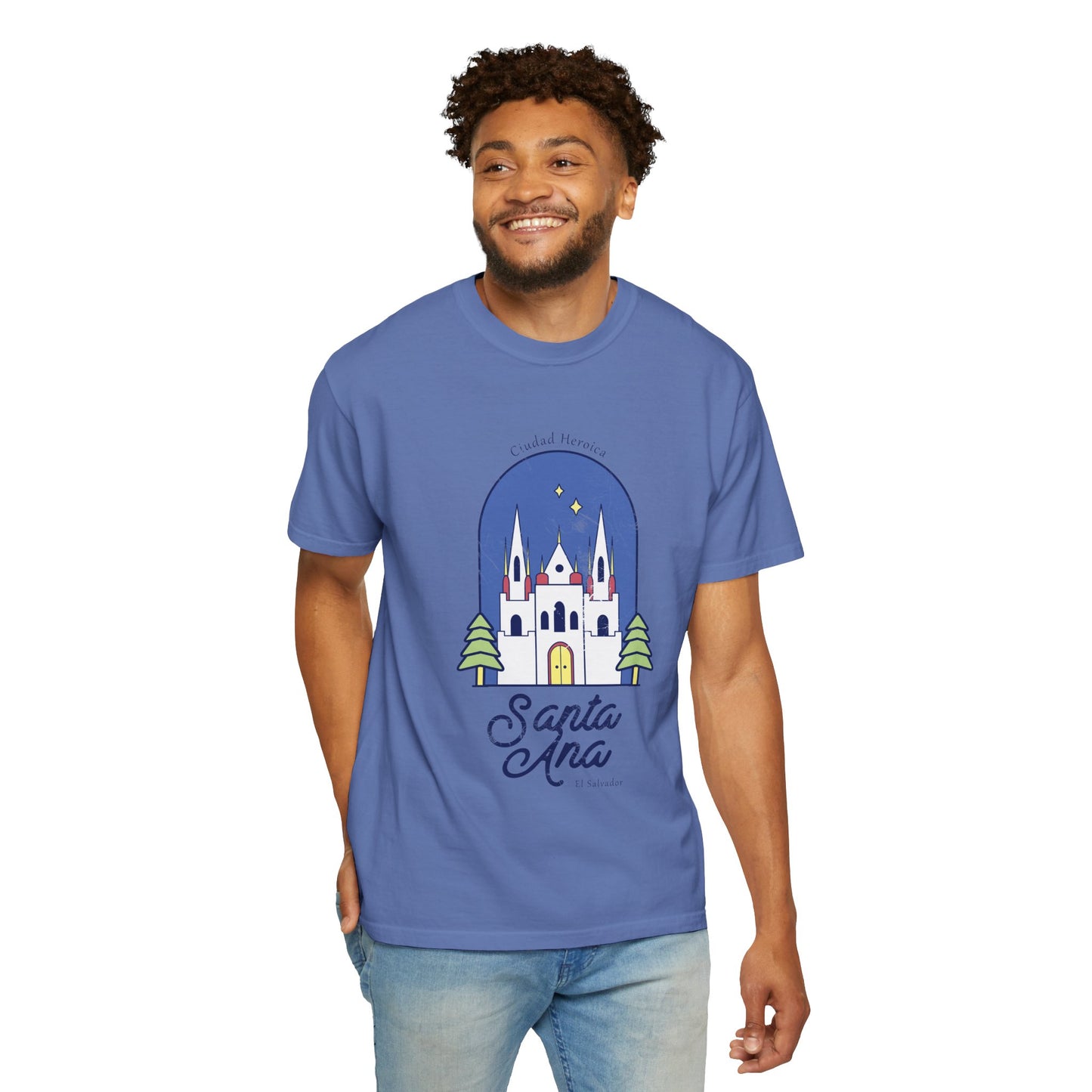 Santa Ana - El Salvador Unisex Garment-Dyed T-shirt