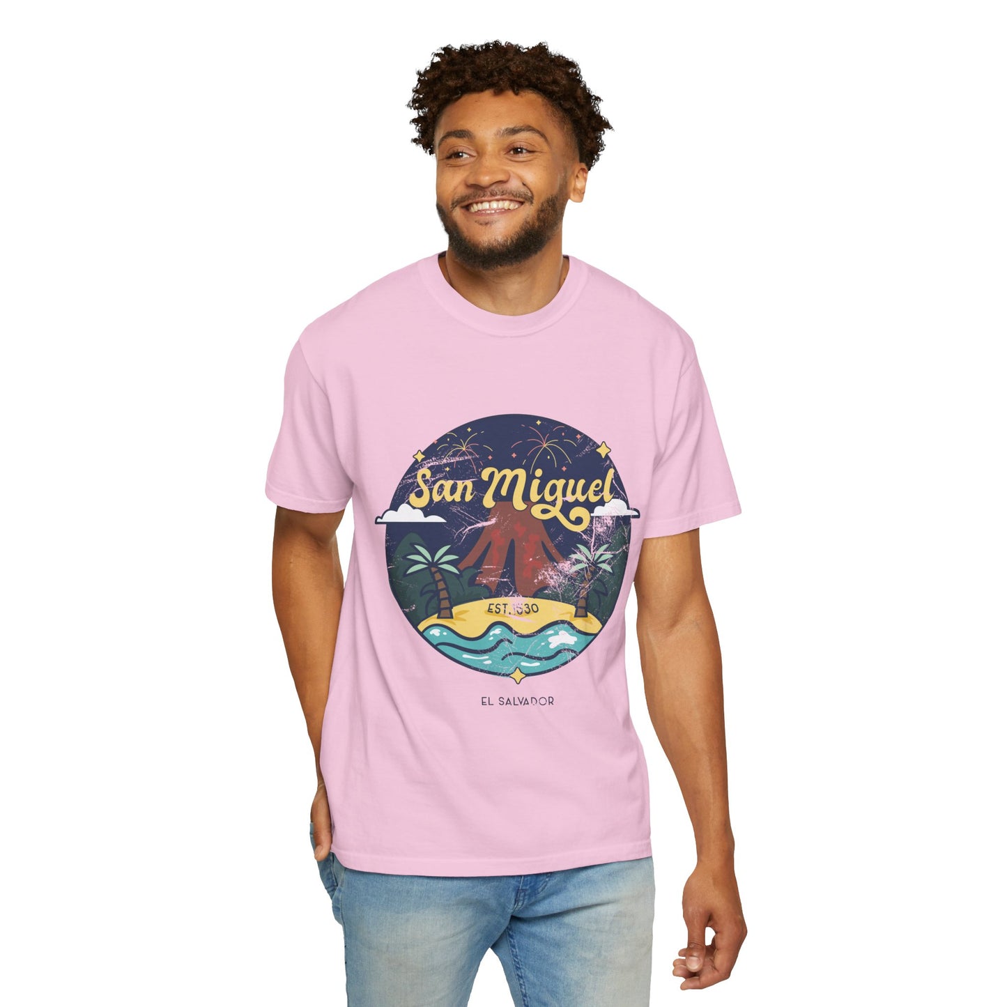 San Miguel - El Salvador Unisex Garment-Dyed T-shirt