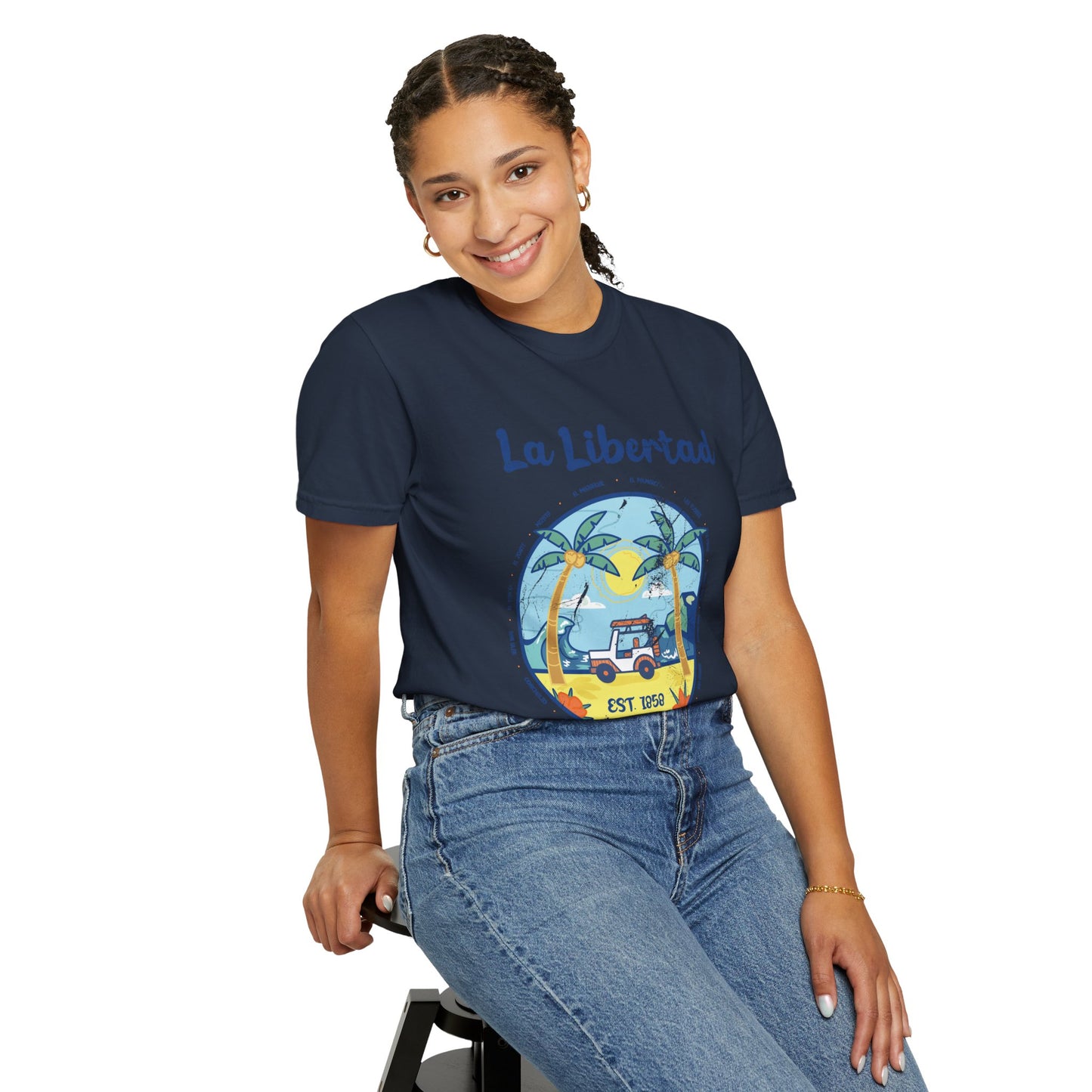 La Libertad - El Salvador Unisex Garment-Dyed T-shirt