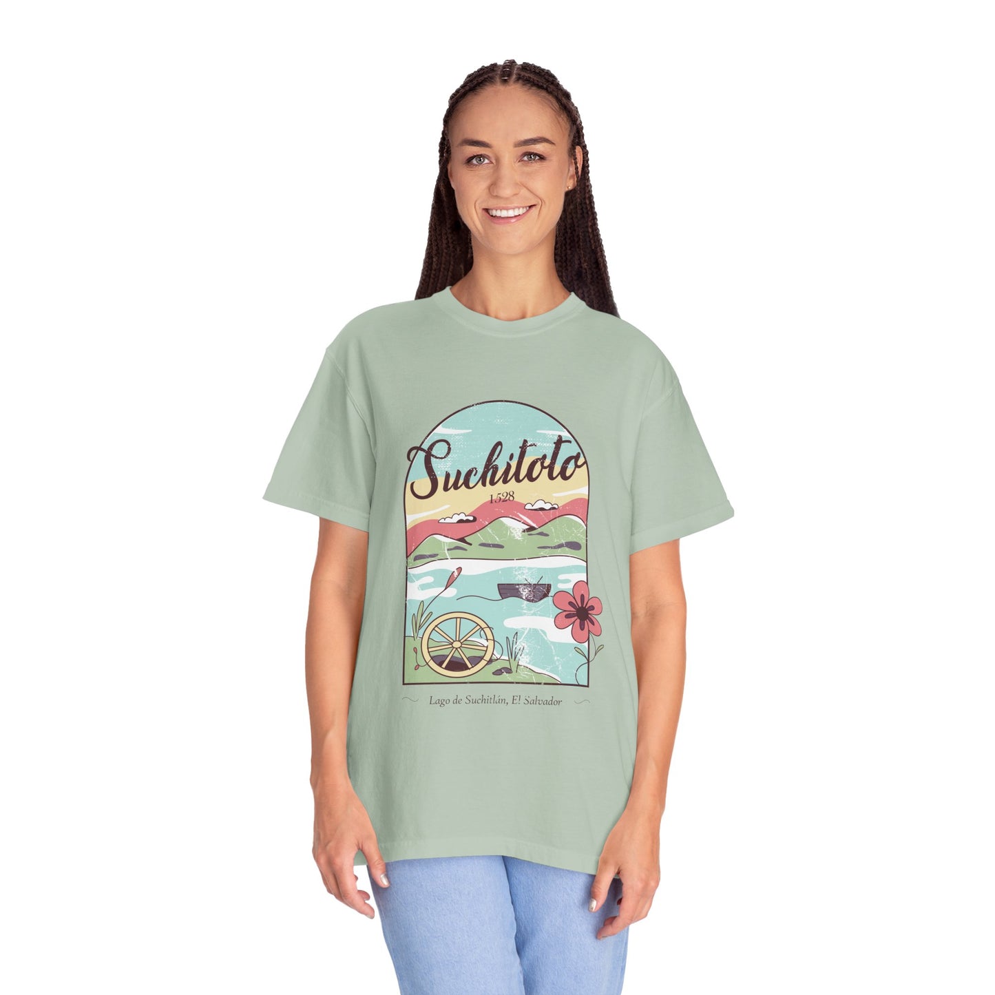 Suchitoto - El Salvador Unisex Garment-Dyed T-shirt