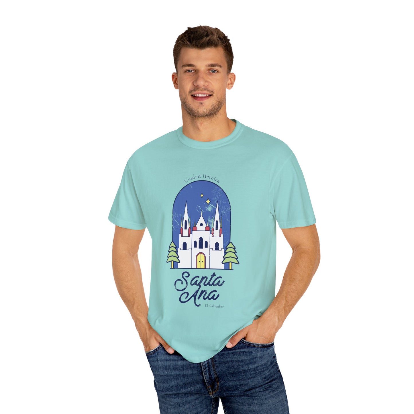 Santa Ana - El Salvador Unisex Garment-Dyed T-shirt