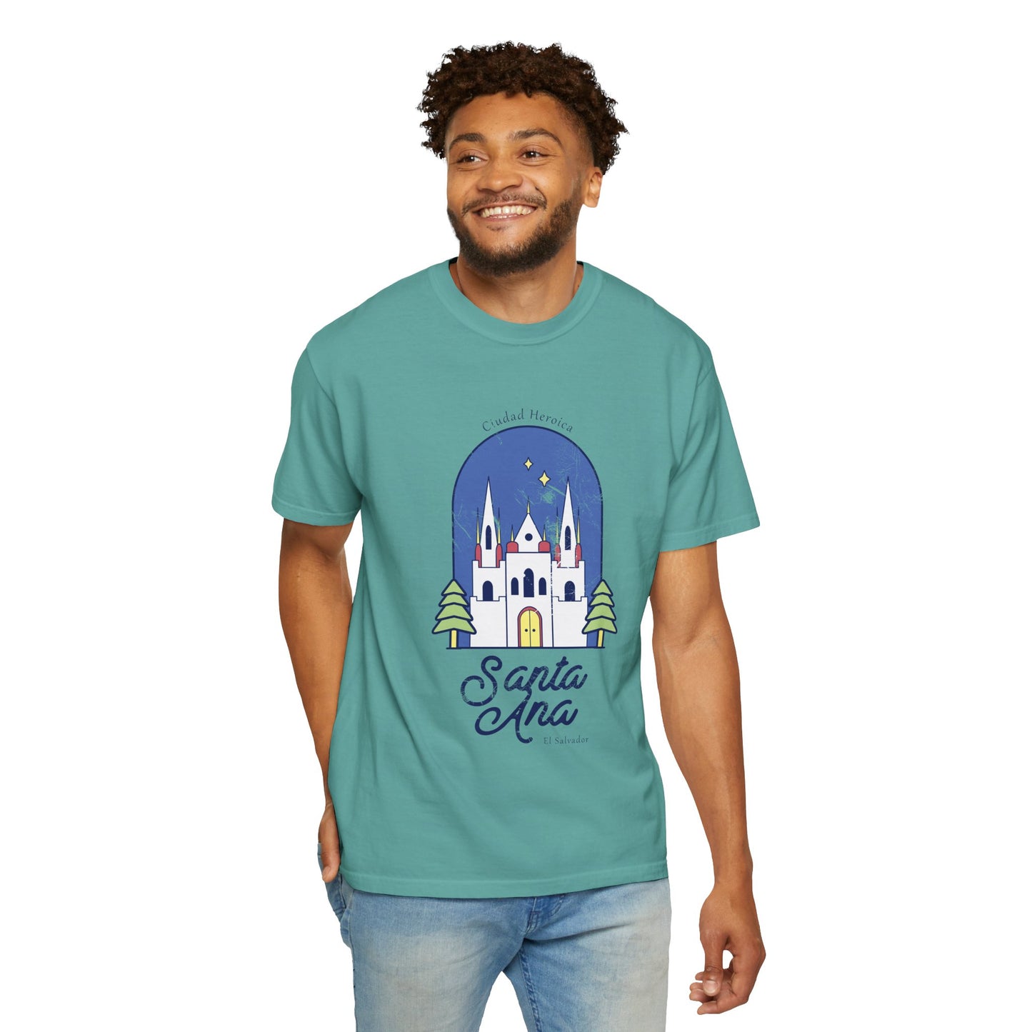 Santa Ana - El Salvador Unisex Garment-Dyed T-shirt
