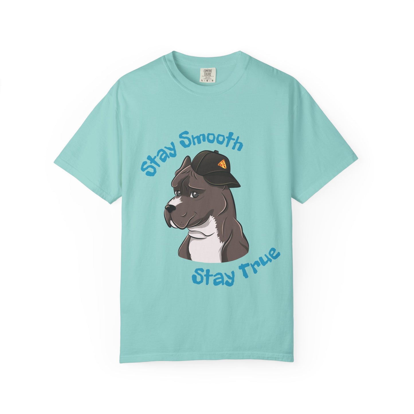 “Stay Smooth, Stay True” Pitbull - Unisex Garment-Dyed T-shirt