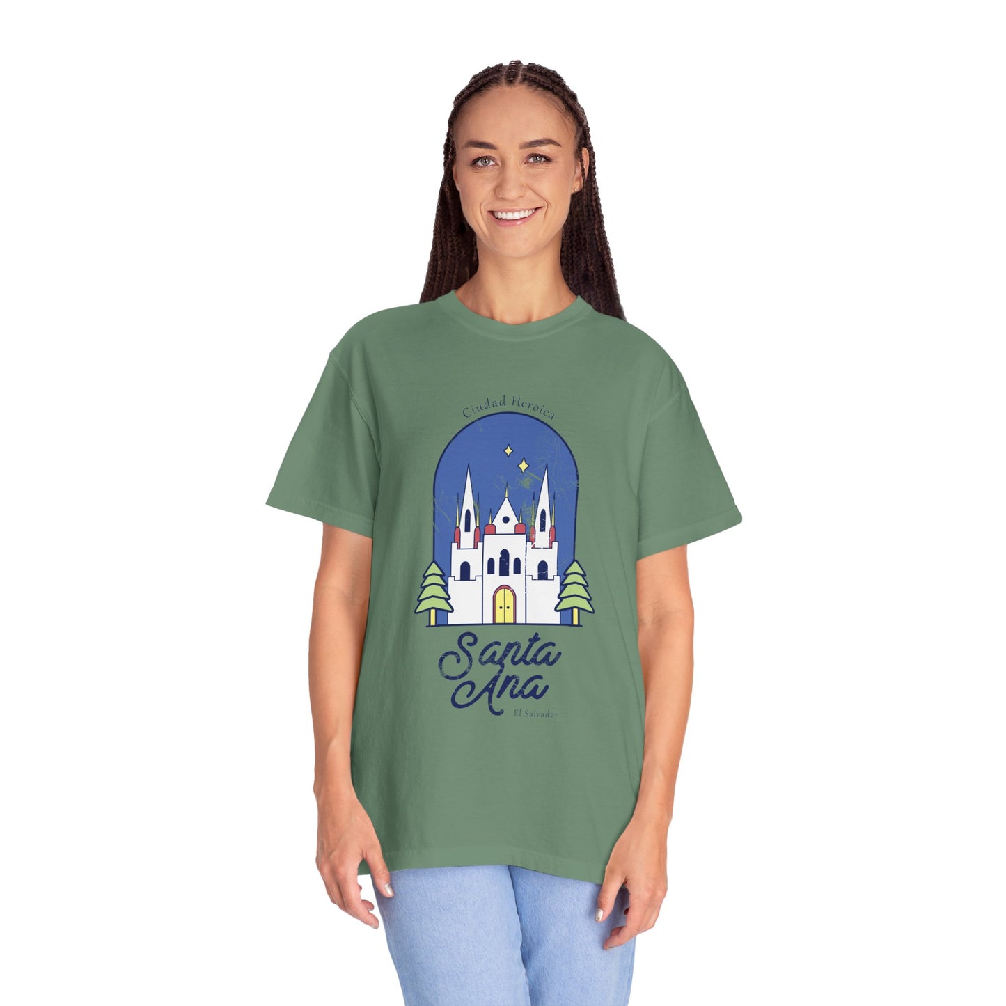 Santa Ana - El Salvador Unisex Garment-Dyed T-shirt