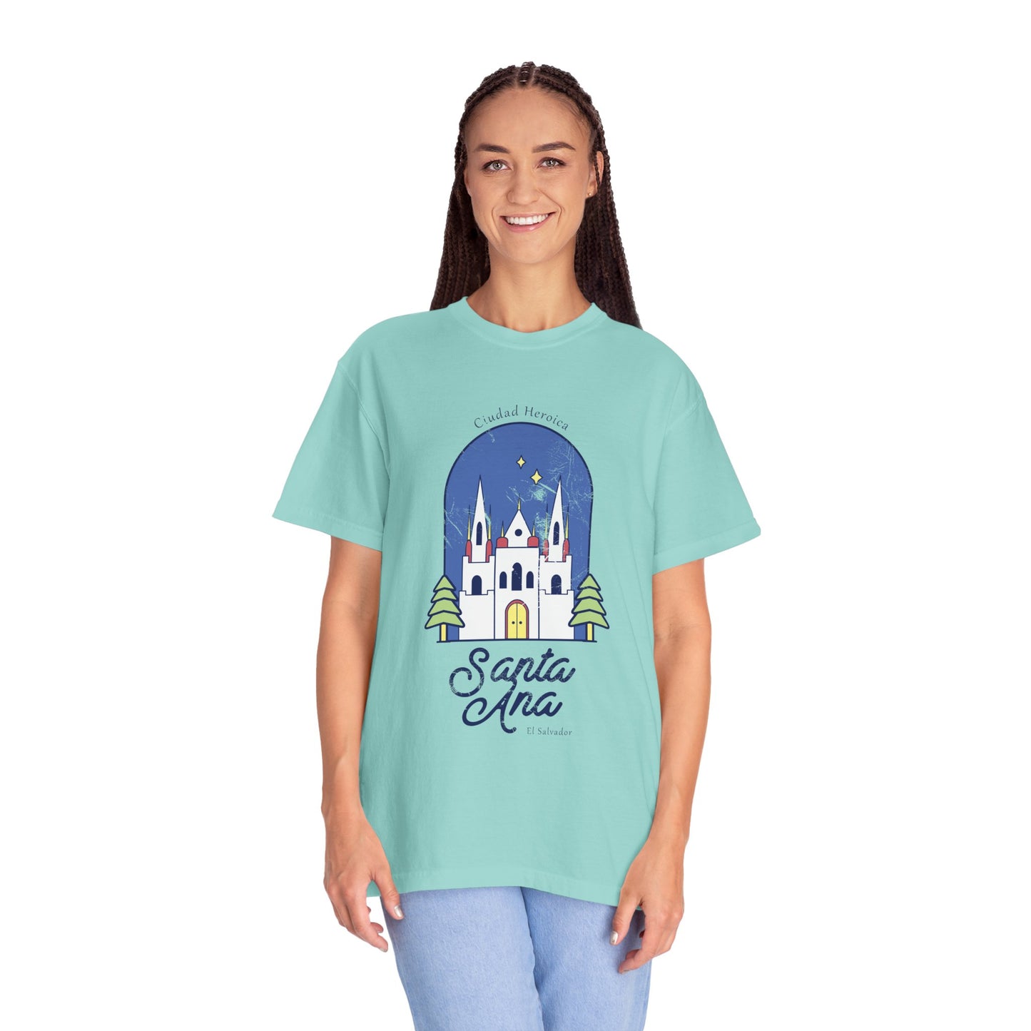 Santa Ana - El Salvador Unisex Garment-Dyed T-shirt