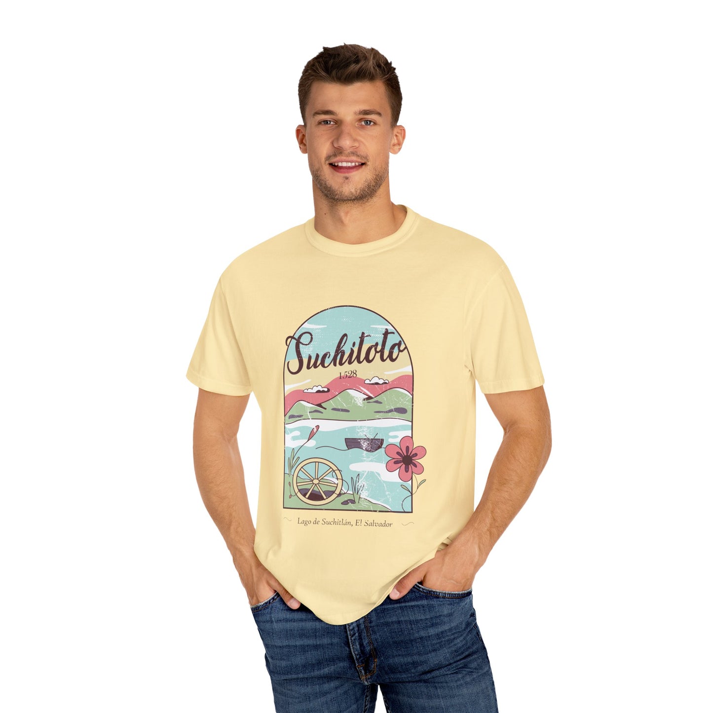 Suchitoto - El Salvador Unisex Garment-Dyed T-shirt