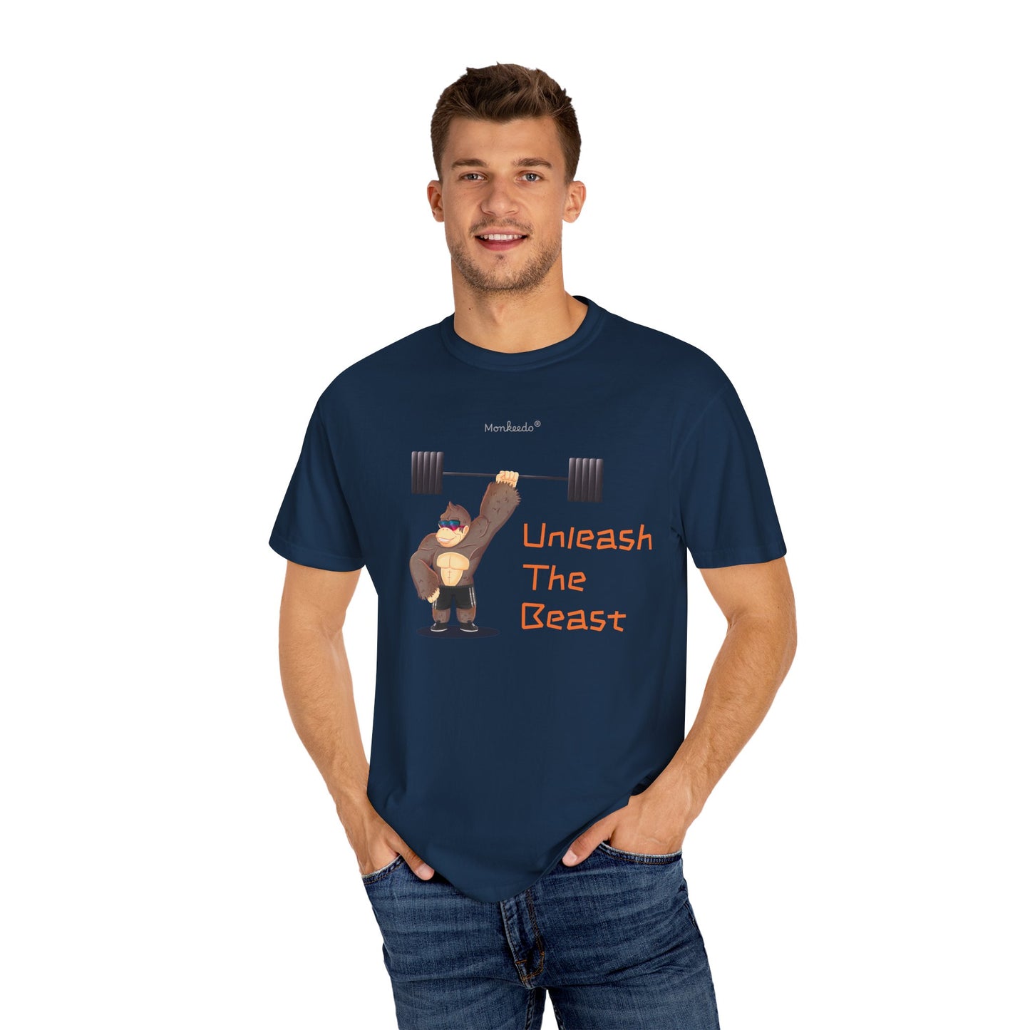 “Unleash the Beast” Monkeedo® - Unisex Garment-Dyed T-shirt