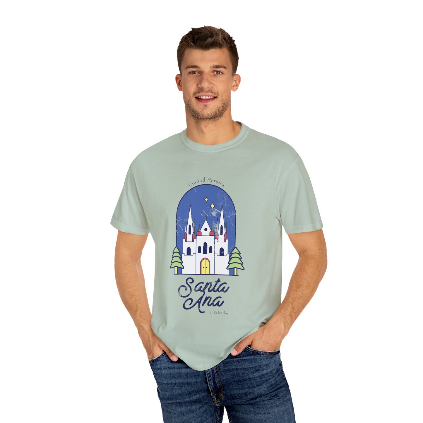 Santa Ana - El Salvador Unisex Garment-Dyed T-shirt