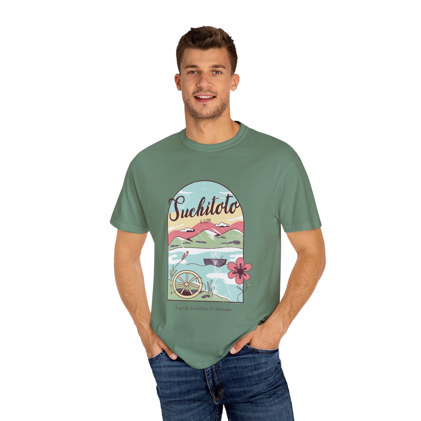 Suchitoto - El Salvador Unisex Garment-Dyed T-shirt