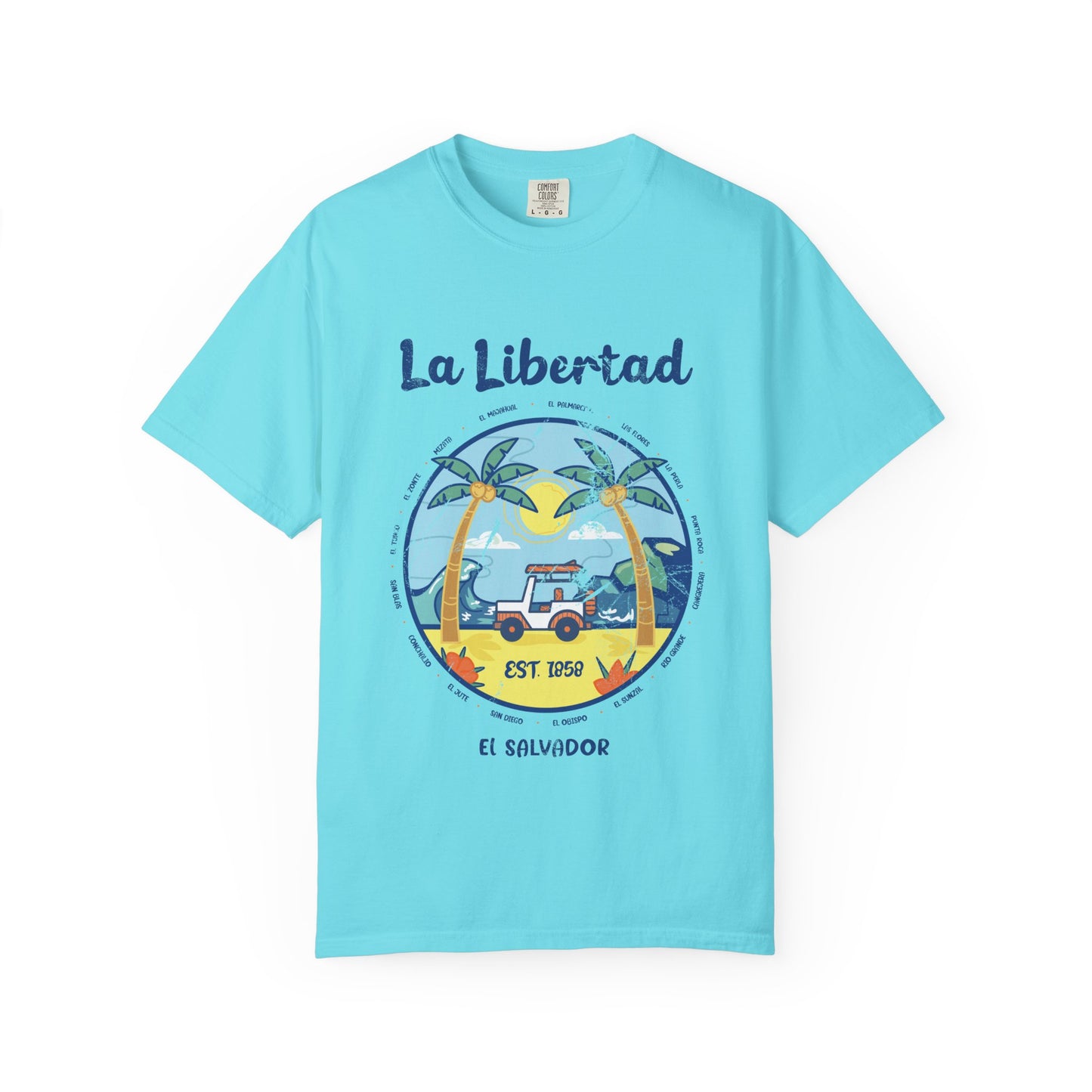 La Libertad - El Salvador Unisex Garment-Dyed T-shirt